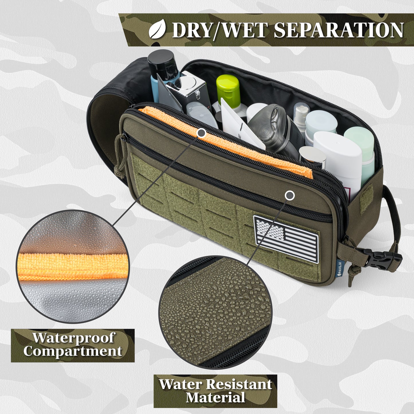 Military Tactical Toiletry Bag