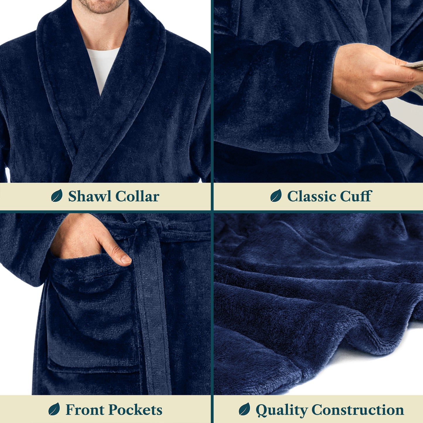 Men's Classic Fleece Robe