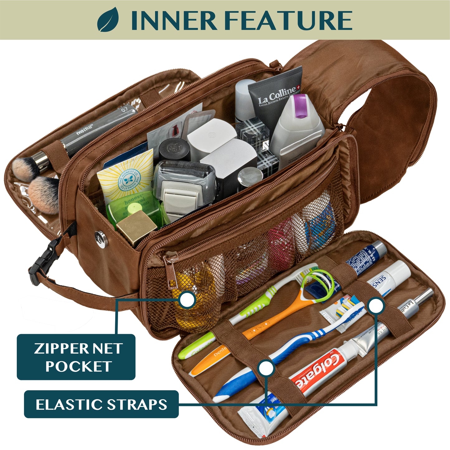 Men's Deluxe Dopp Kit Toiletry Bag