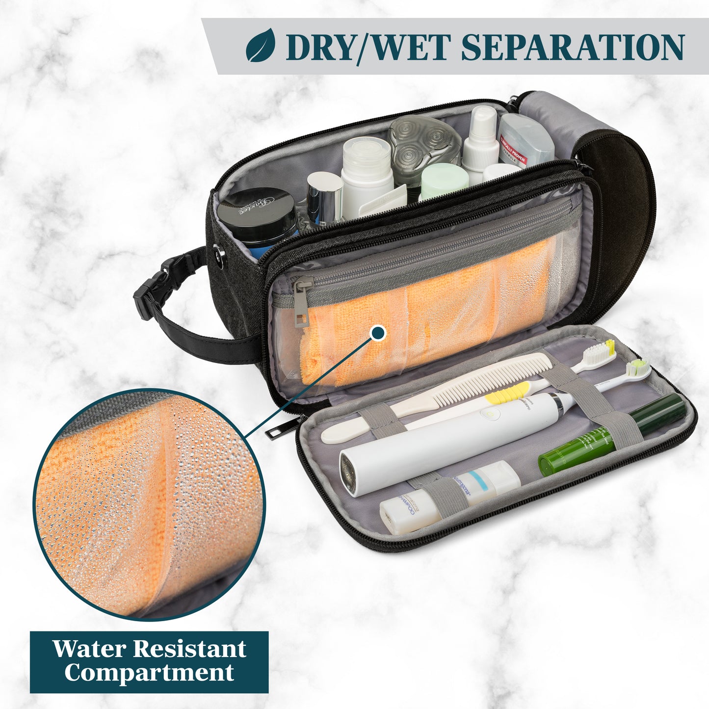 Canvas Dopp Kit Toiletry Bag