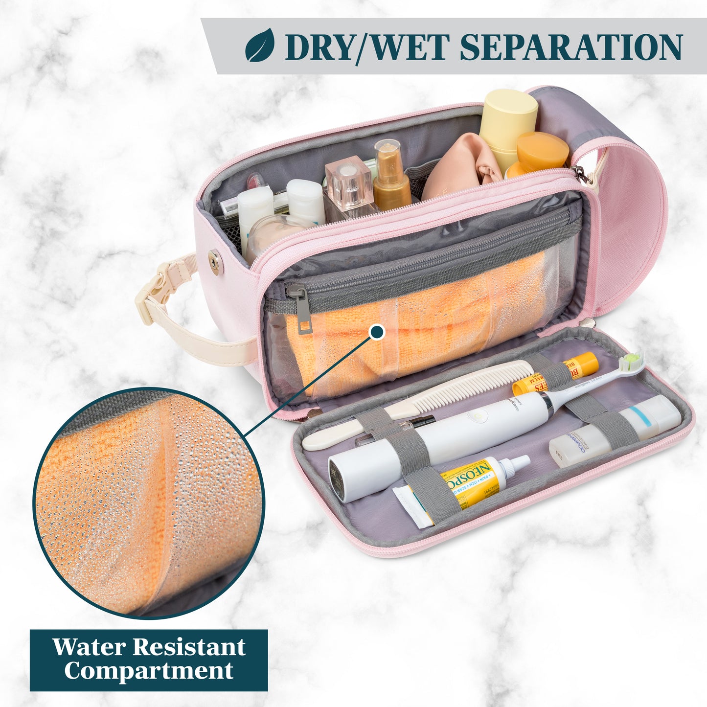 Canvas Dopp Kit Toiletry Bag