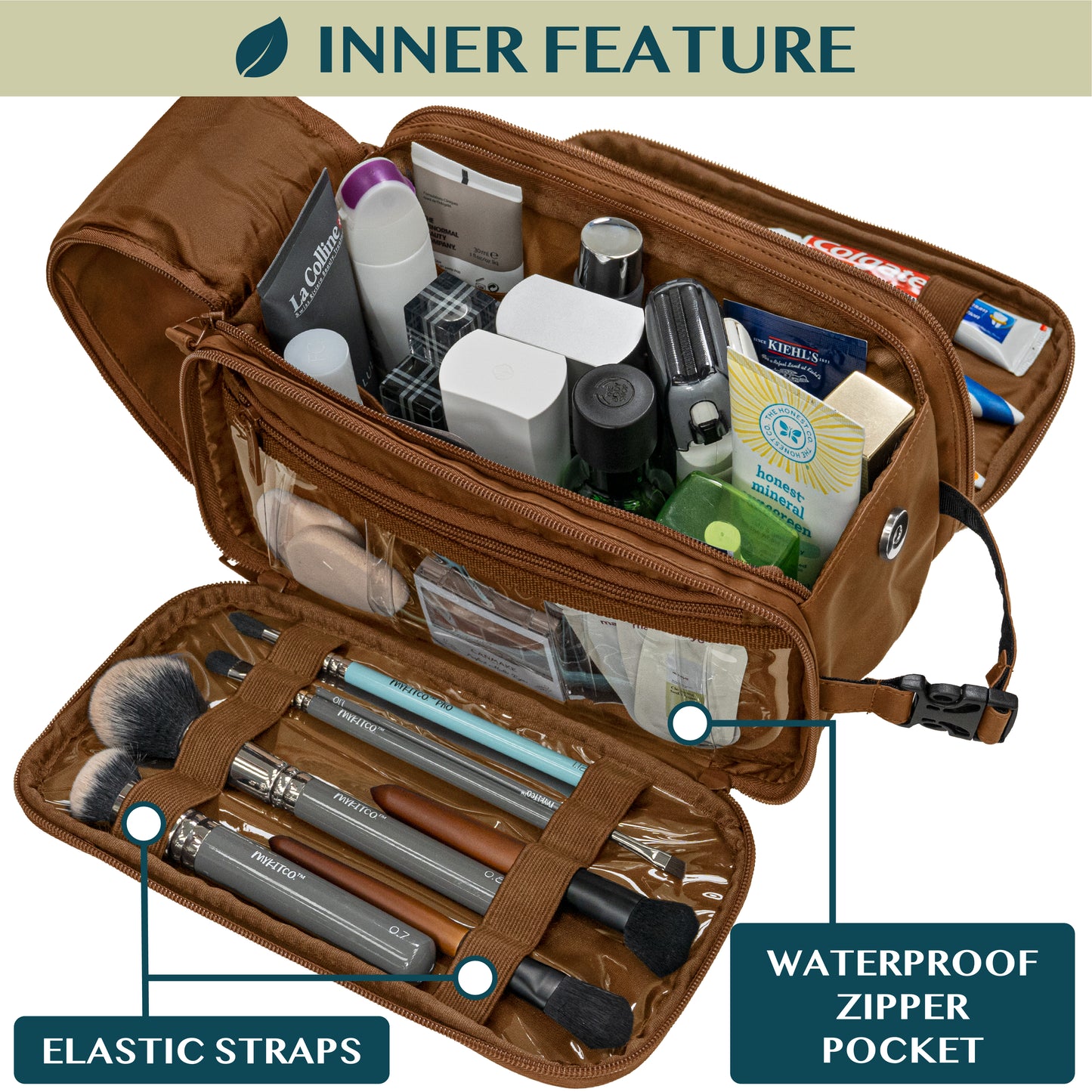Men's Deluxe Dopp Kit Toiletry Bag