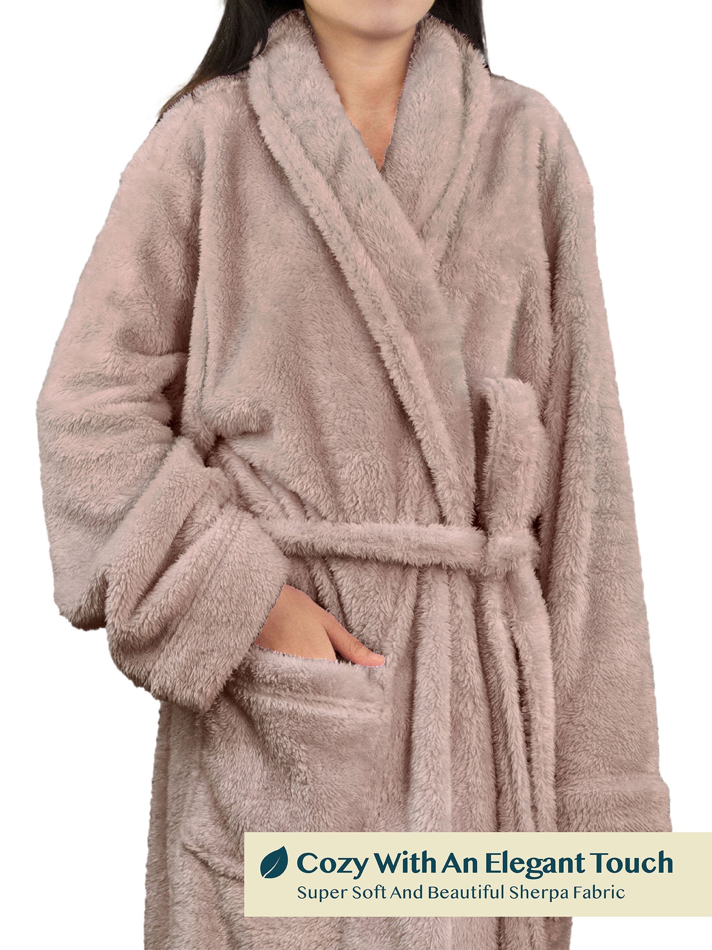 Women's Sherpa Fluffy Robe