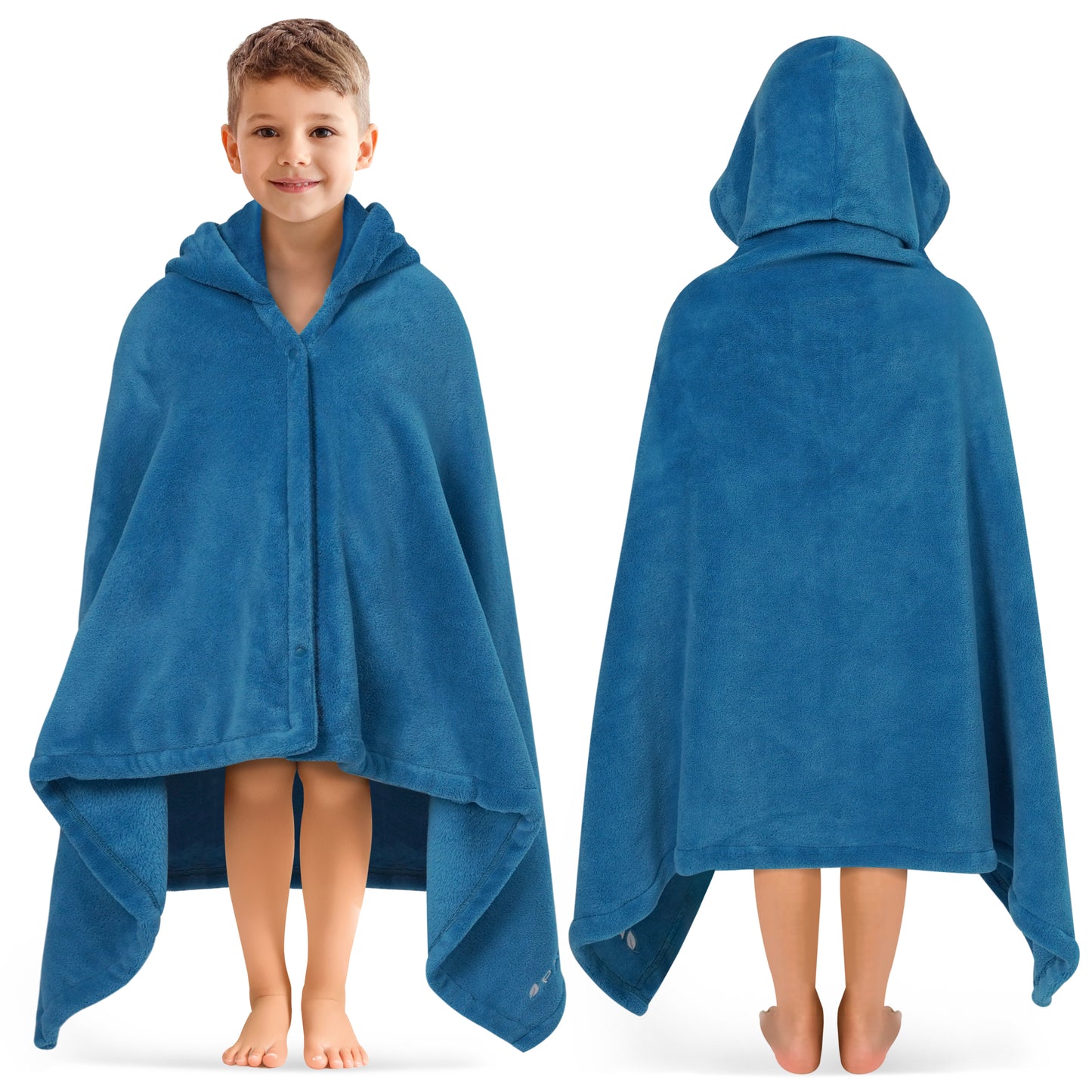 Kid's Fleece Hooded Bath Towel
