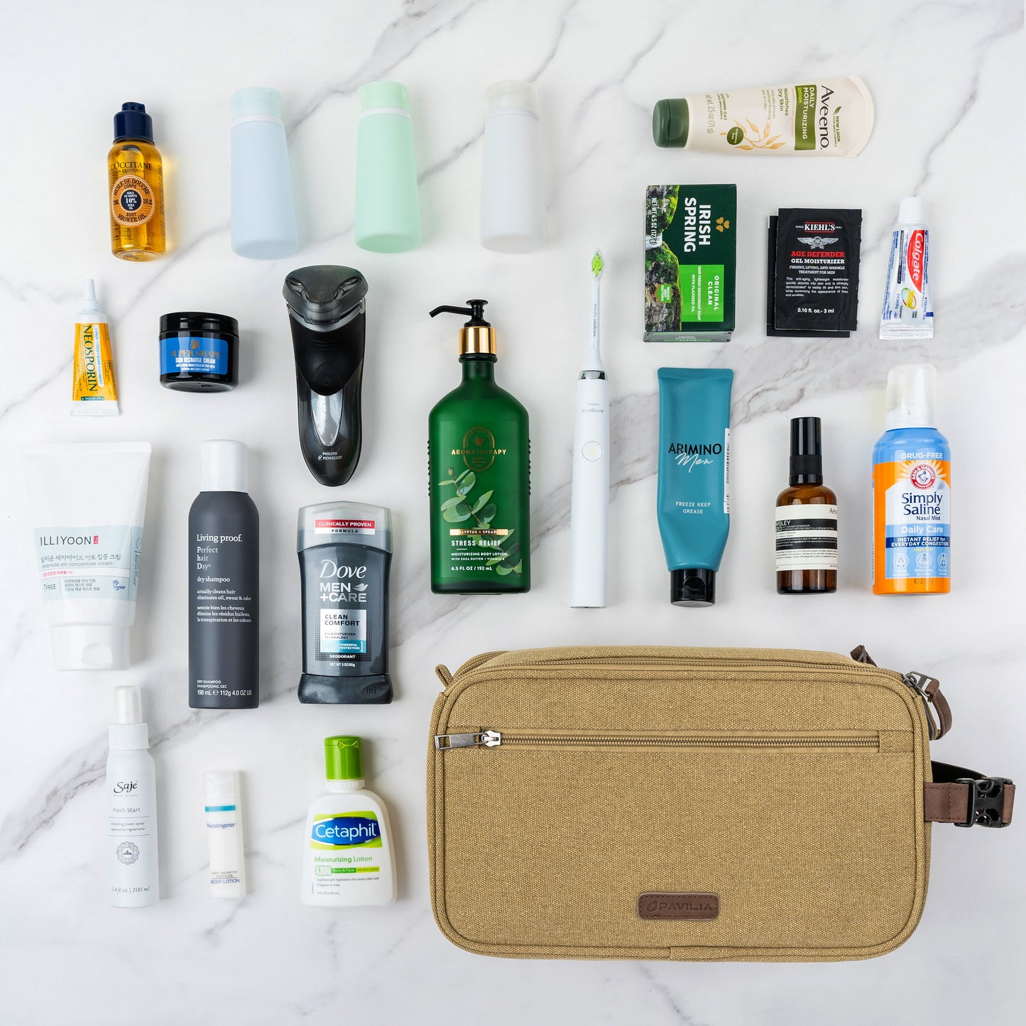 Canvas Dopp Kit Toiletry Bag