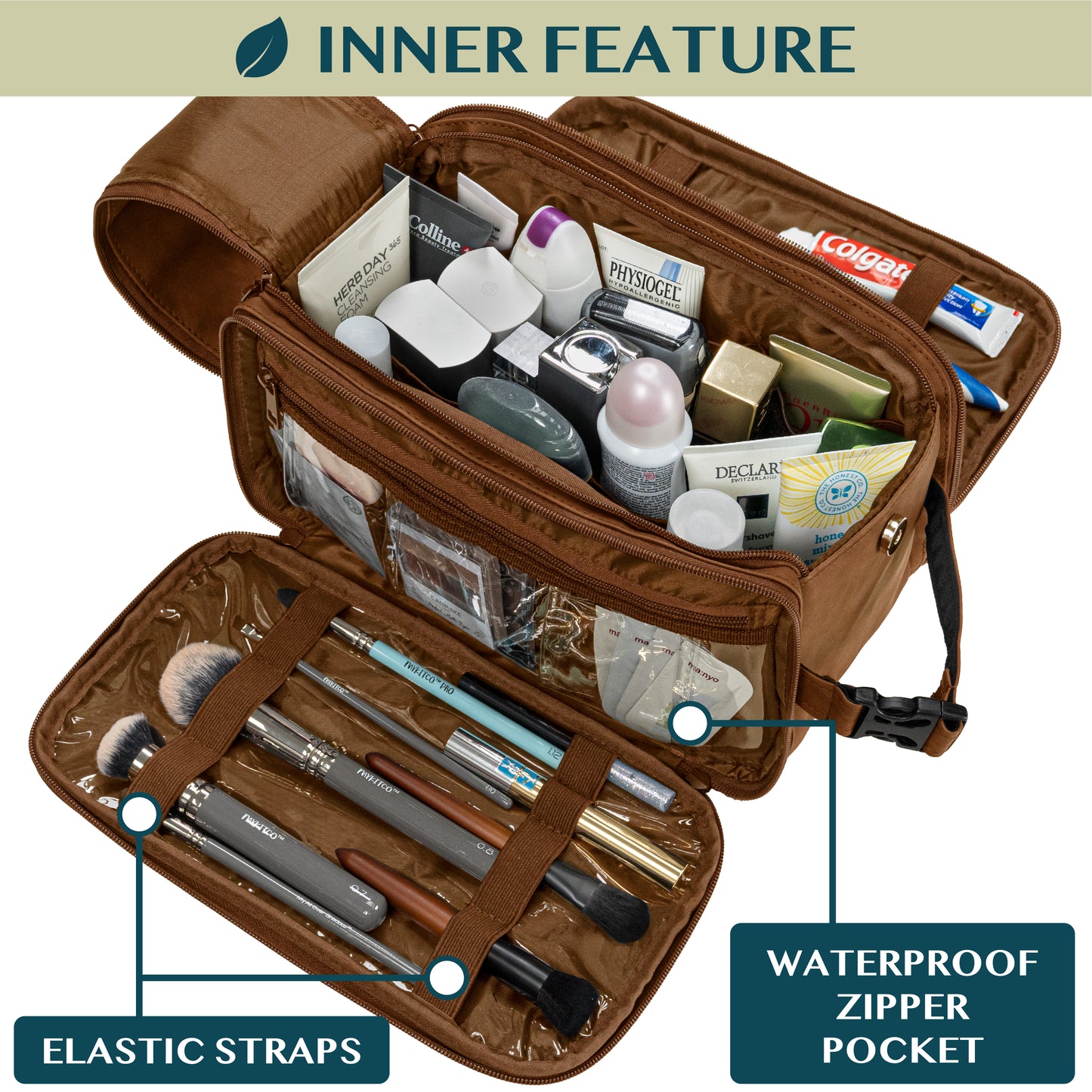 Men's Deluxe Dopp Kit Toiletry Bag