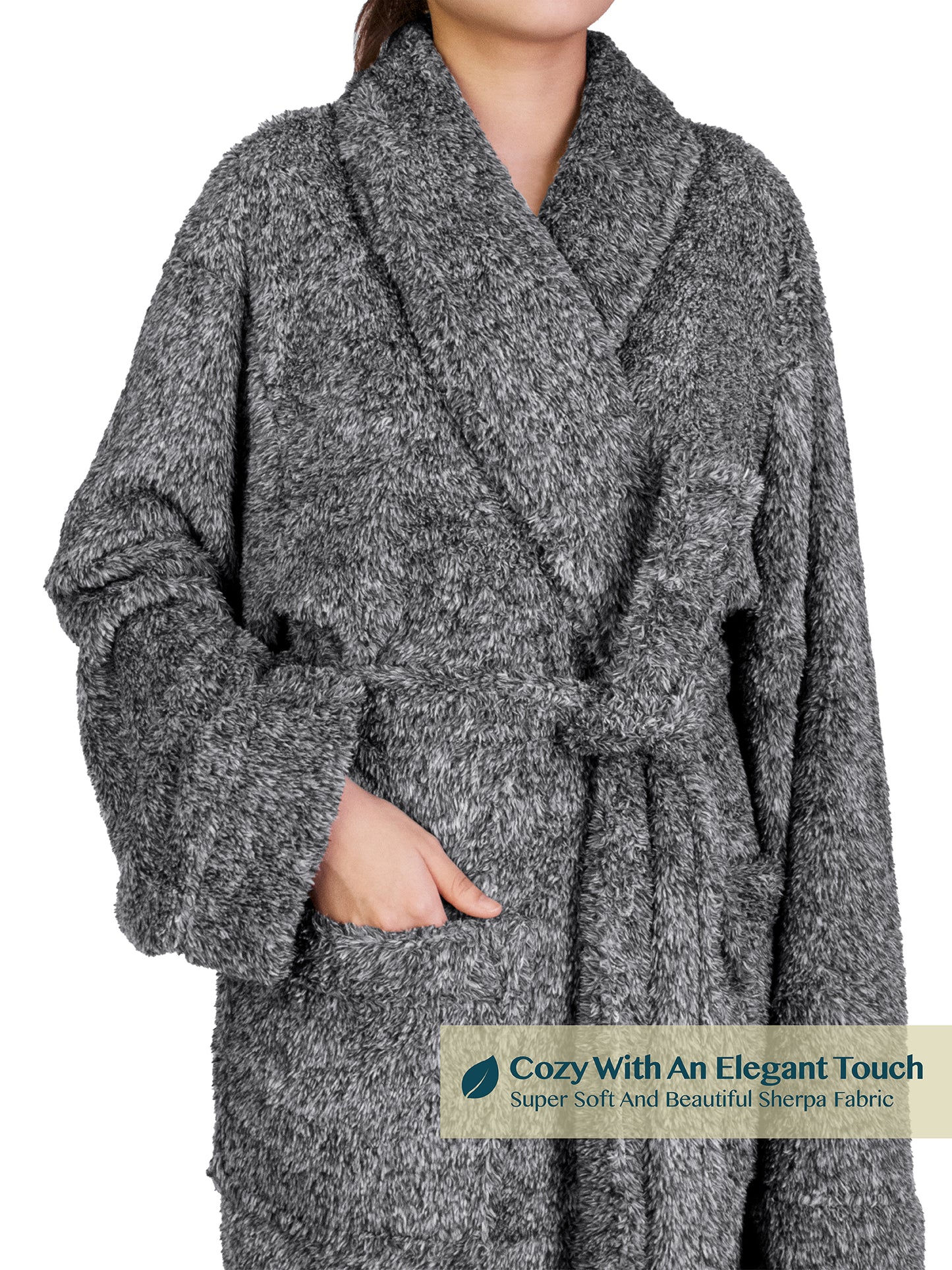 Women's Sherpa Fluffy Robe