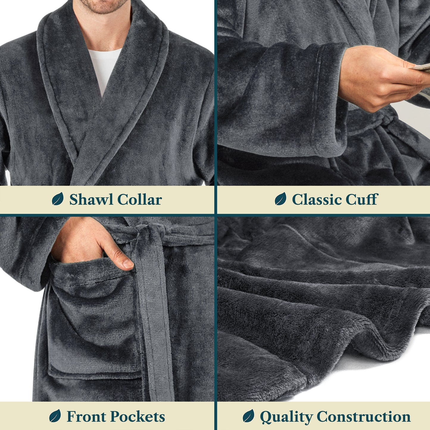 Men's Classic Fleece Robe