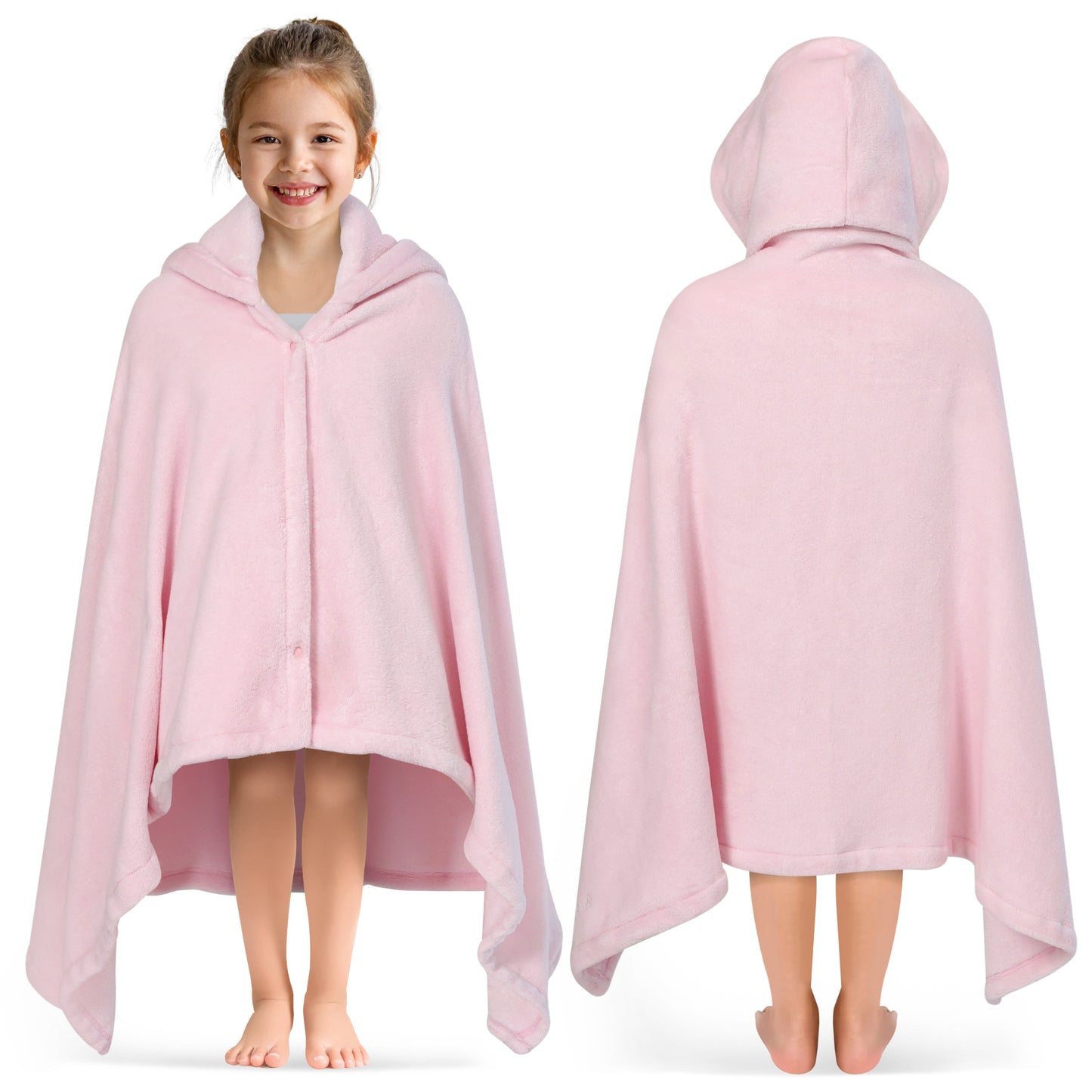 Kid's Fleece Hooded Bath Towel
