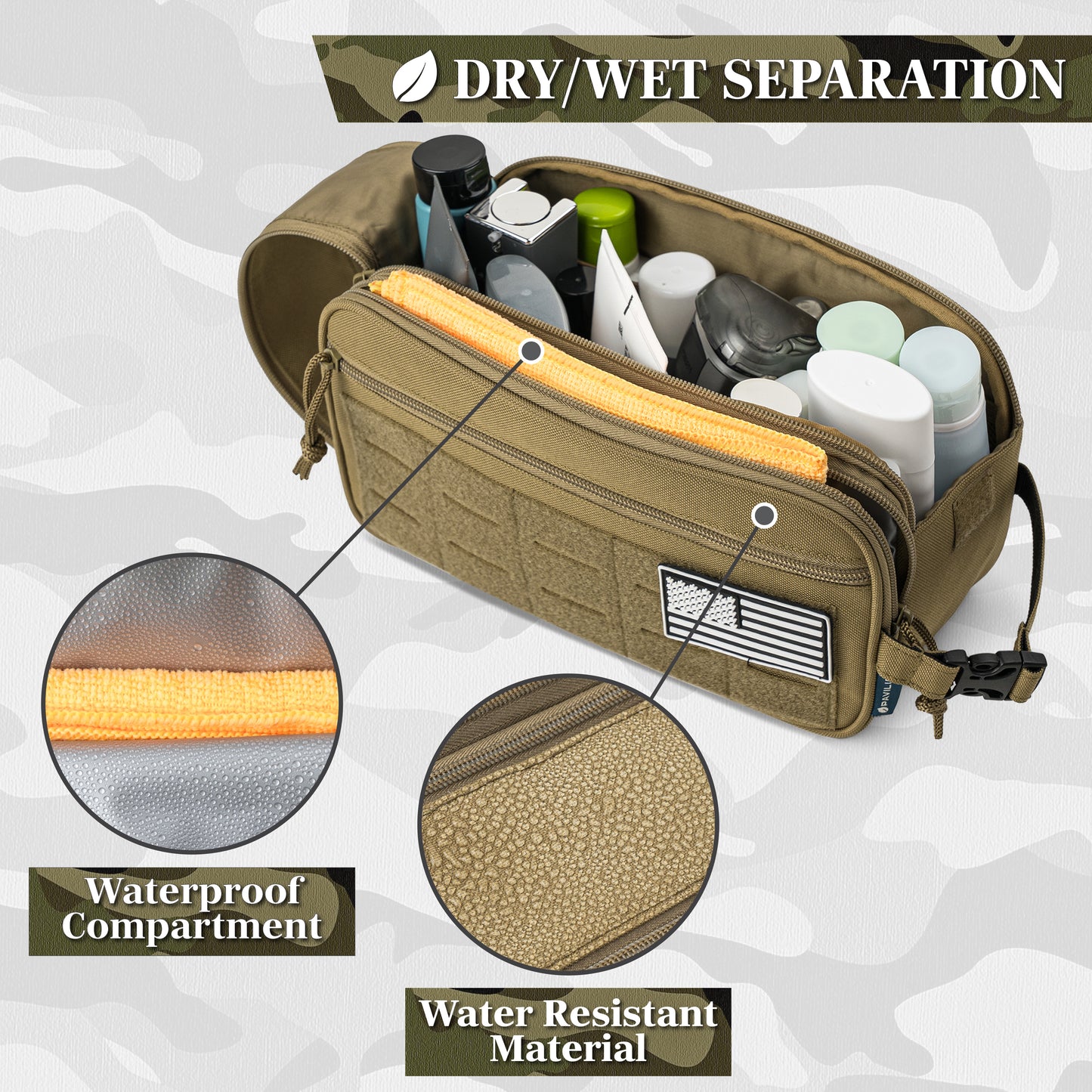 Military Tactical Toiletry Bag