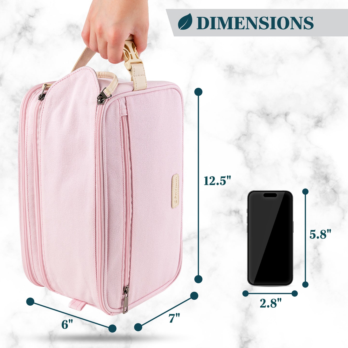 Canvas Dopp Kit Toiletry Bag