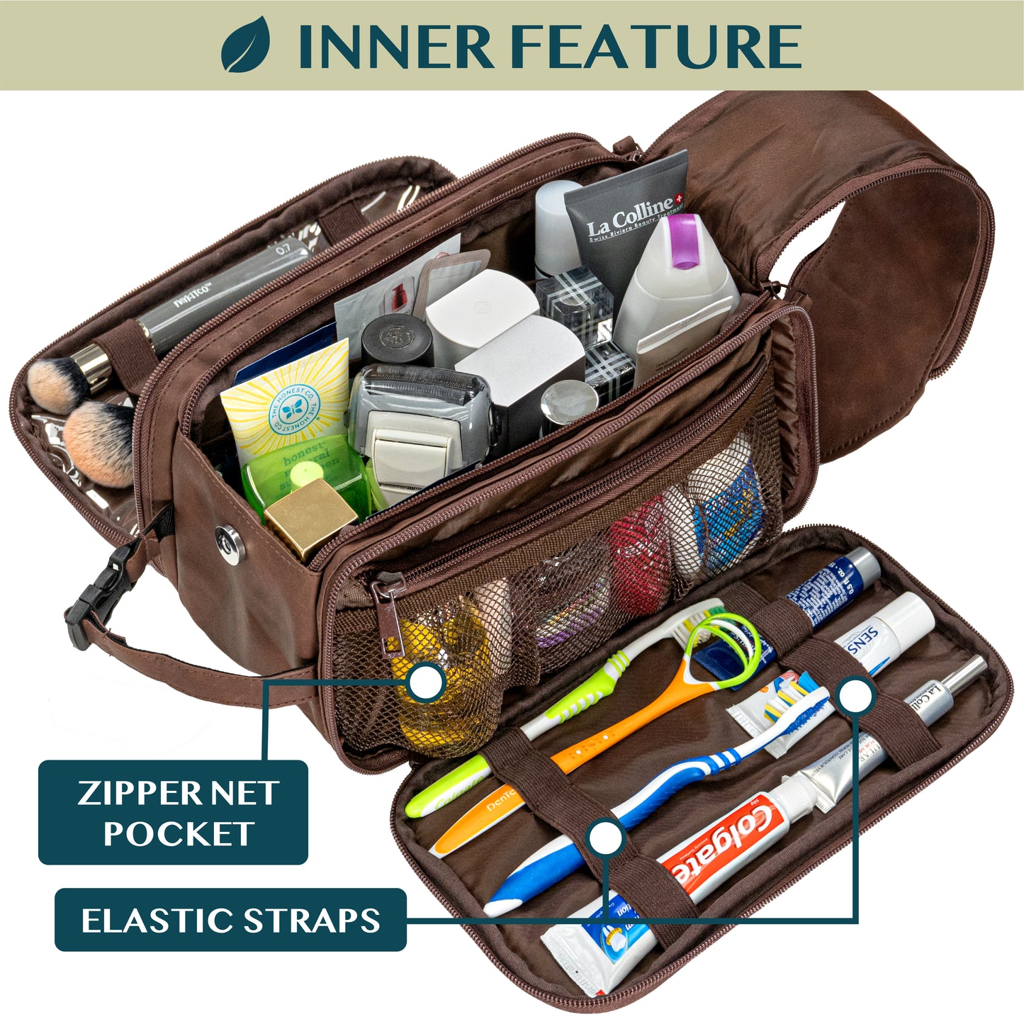 Men's Deluxe Dopp Kit Toiletry Bag