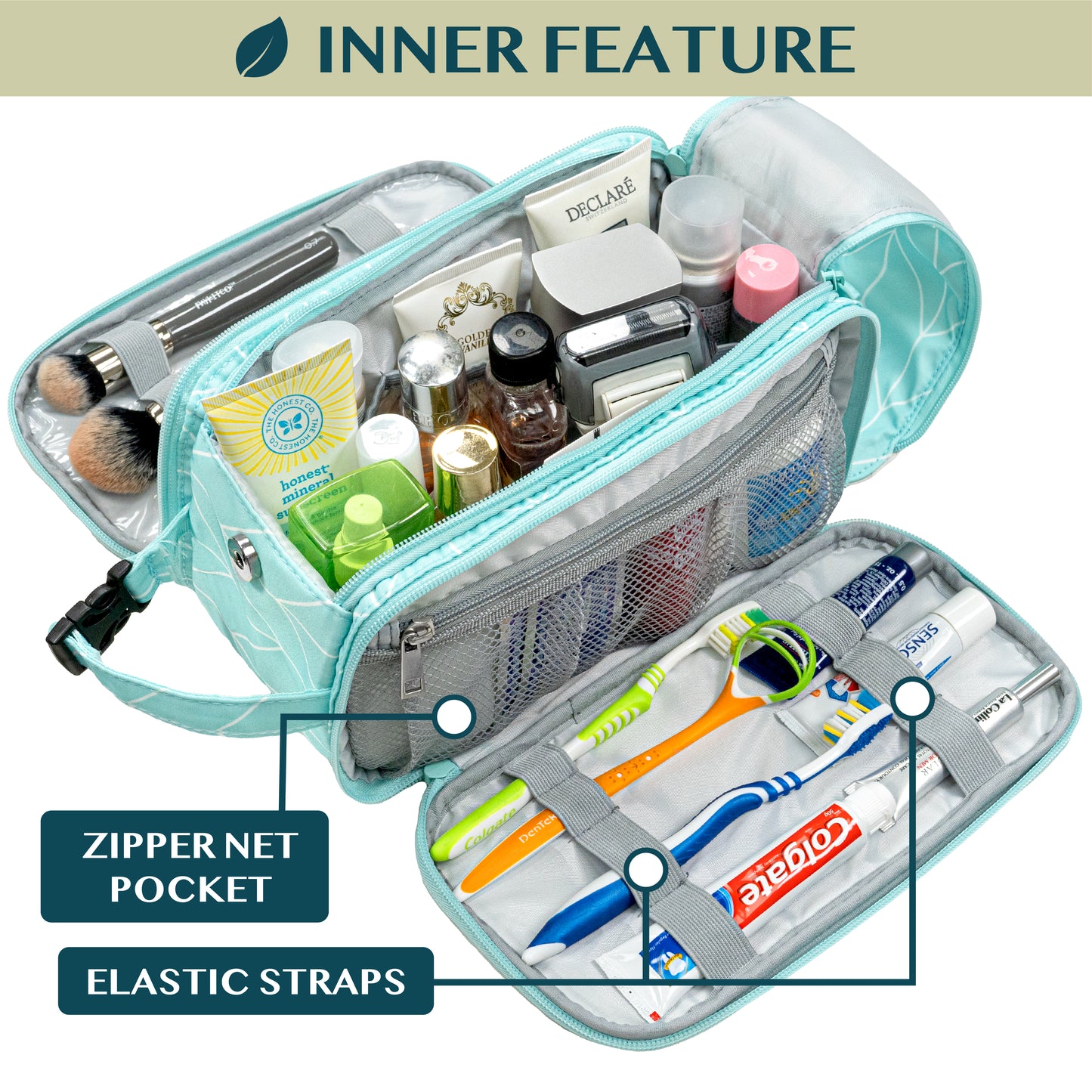 Men's Deluxe Dopp Kit Toiletry Bag