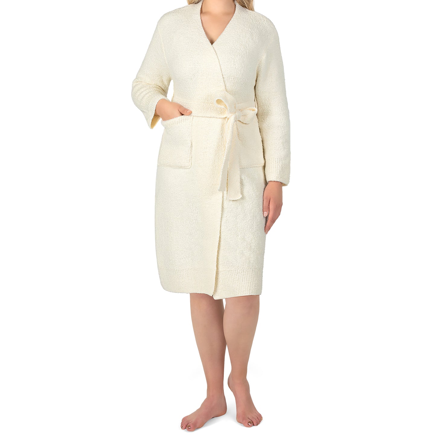 Women's Buttery Soft Knit Short Robe