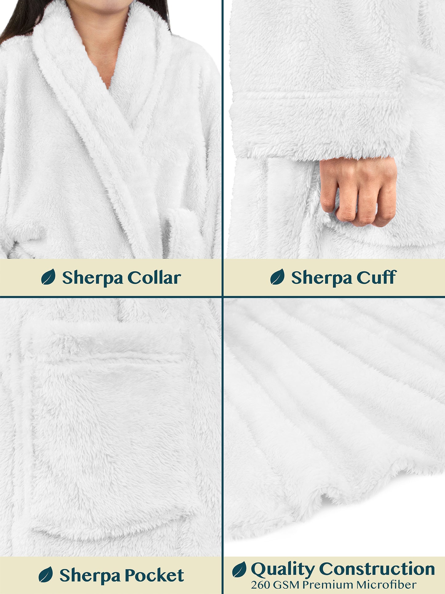 Women's Sherpa Fluffy Robe