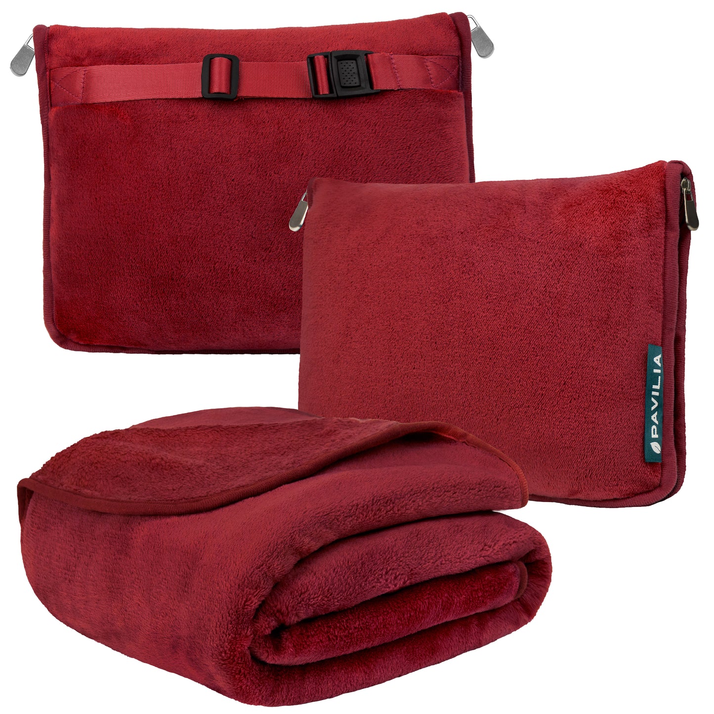 Premium Fleece Travel Blanket Pillow