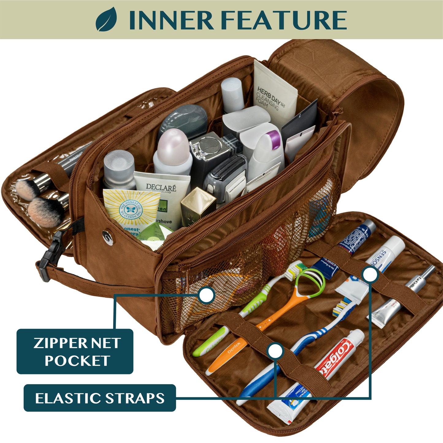 Men's Deluxe Dopp Kit Toiletry Bag