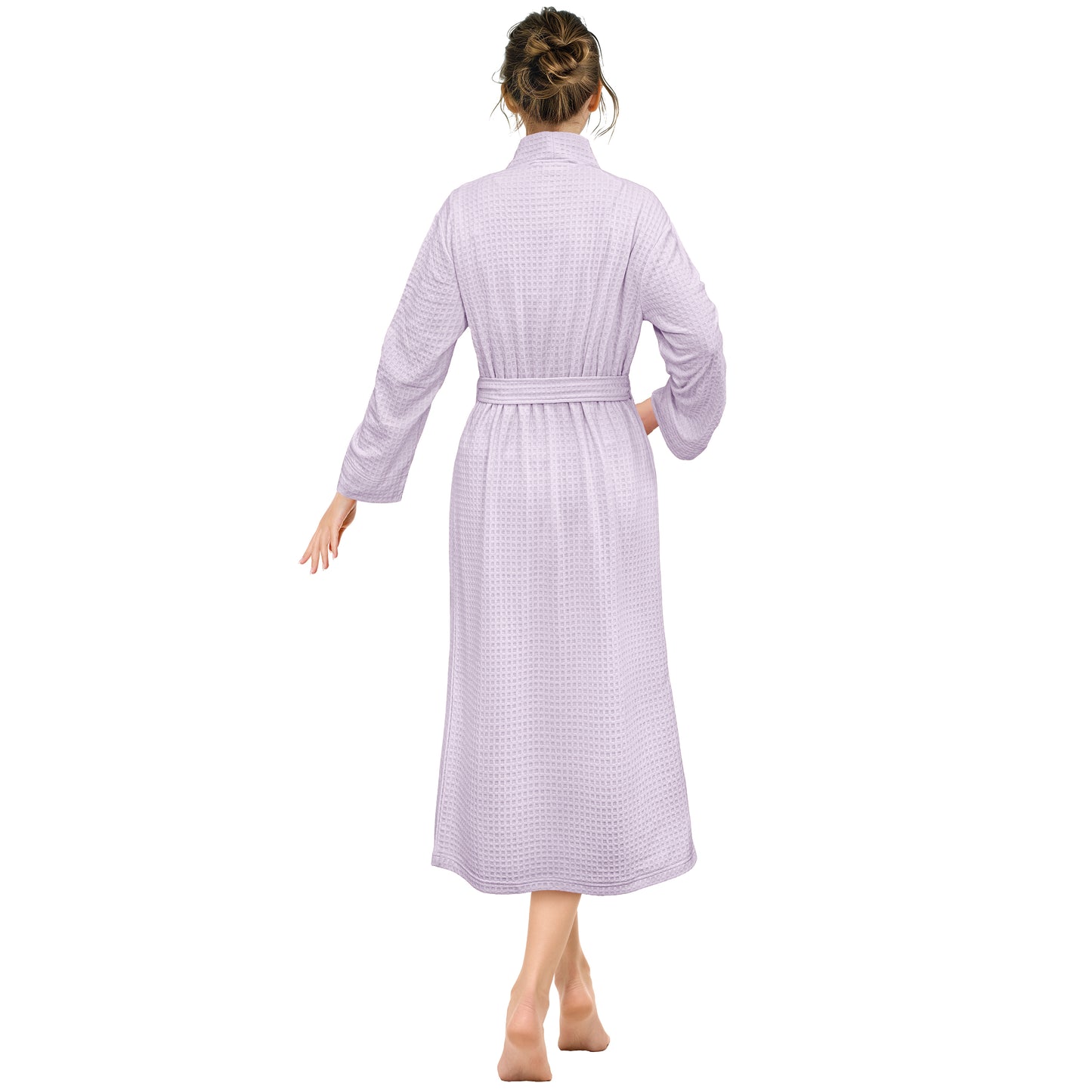 Women's Waffle Texture Knit Robe