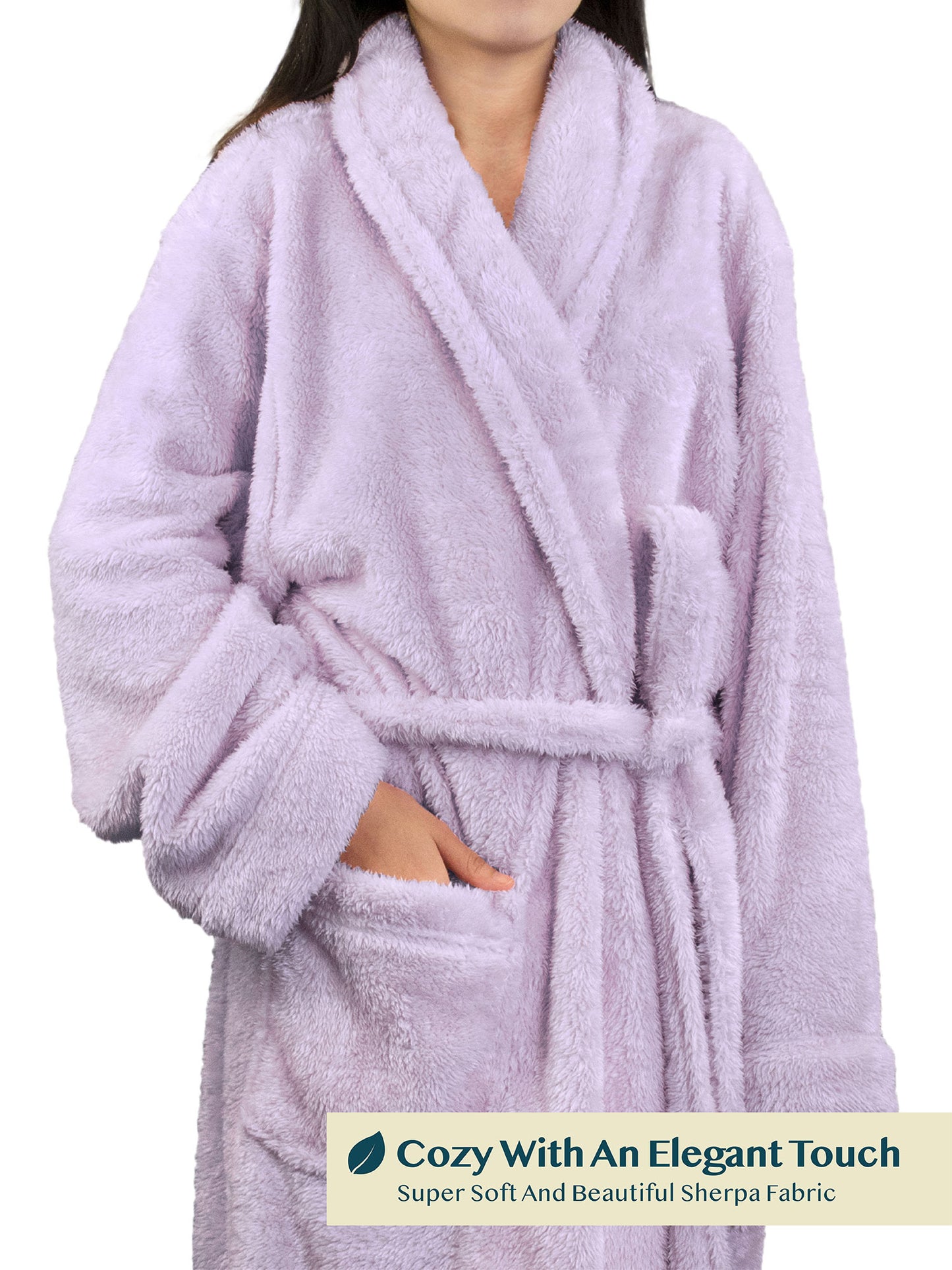 Women's Sherpa Fluffy Robe