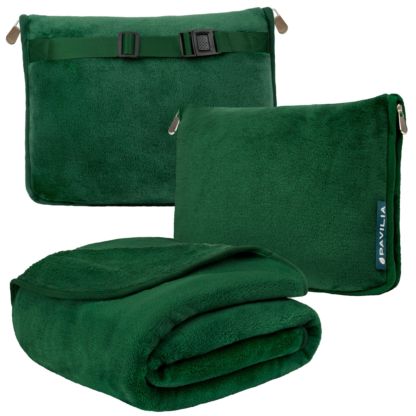 Premium Fleece Travel Blanket Pillow