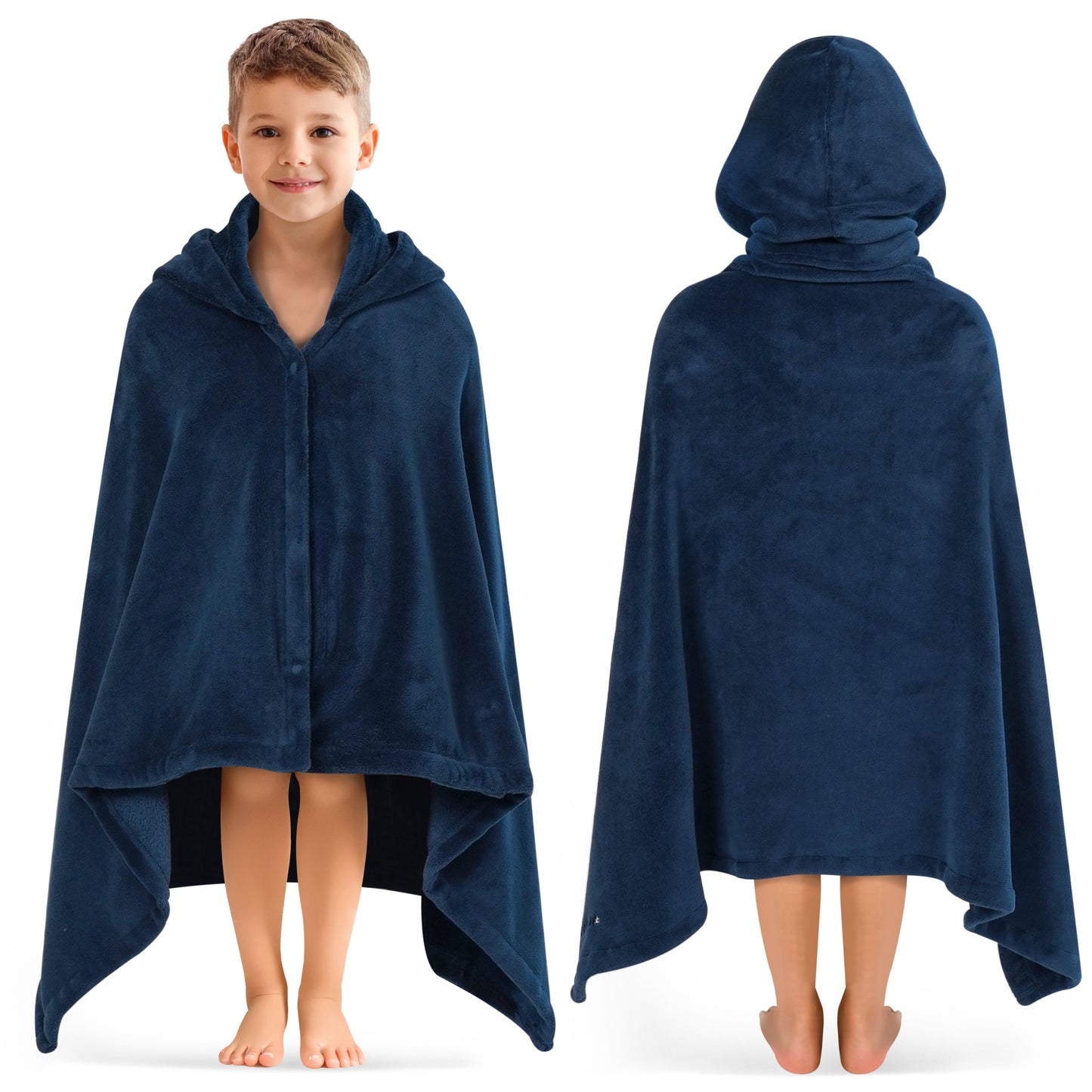 Kid's Fleece Hooded Bath Towel