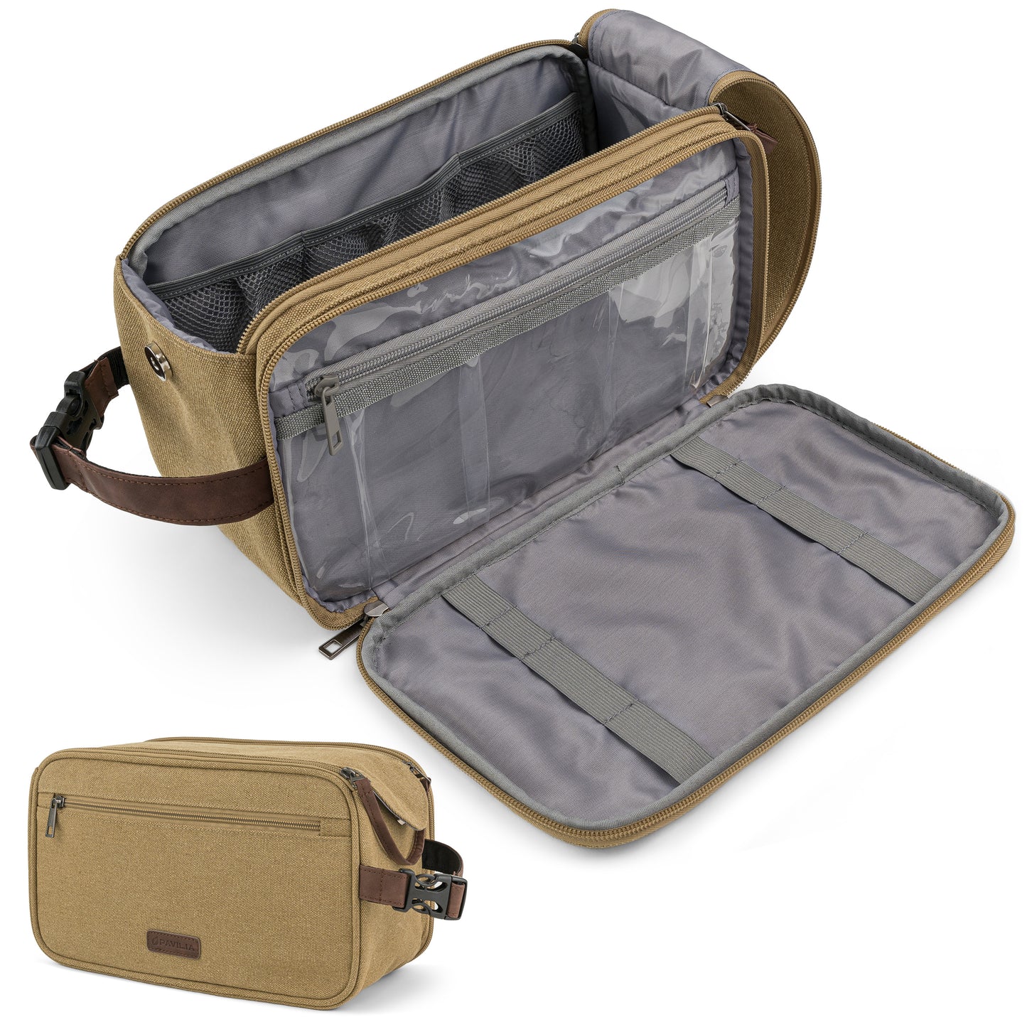 Canvas Dopp Kit Toiletry Bag