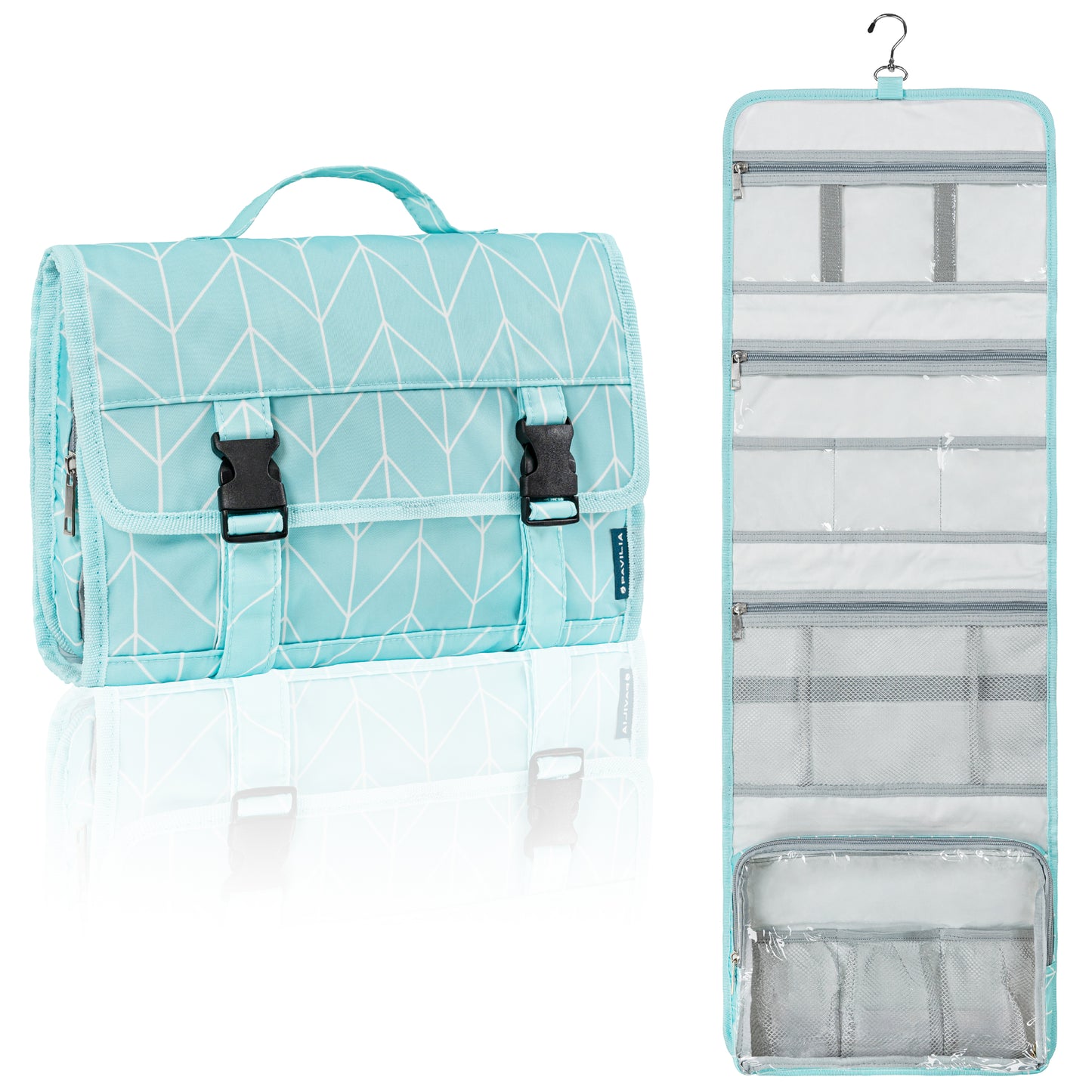 Buckle Hanging Toiletry Organizer Bag