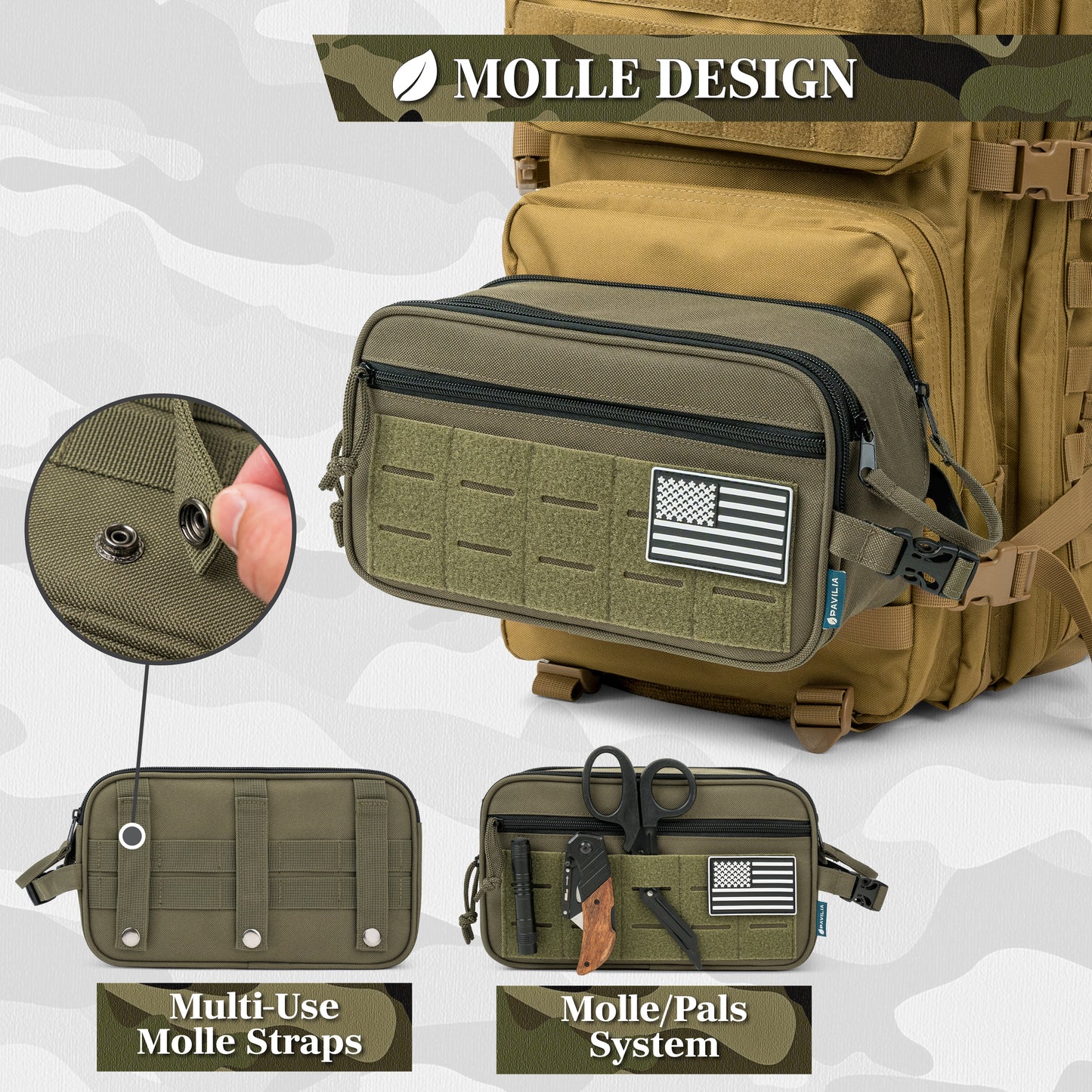 Military Tactical Toiletry Bag