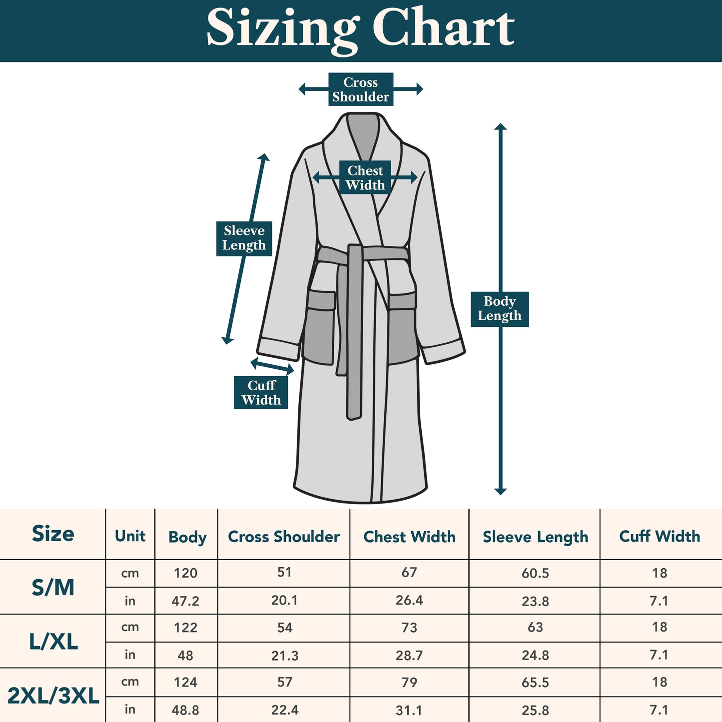 Men's Classic Fleece Robe