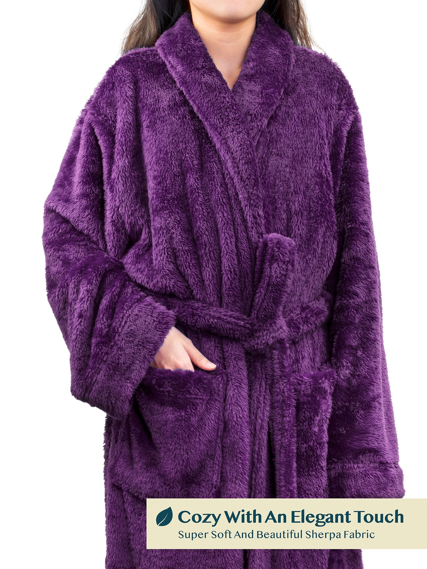 Women's Sherpa Fluffy Robe