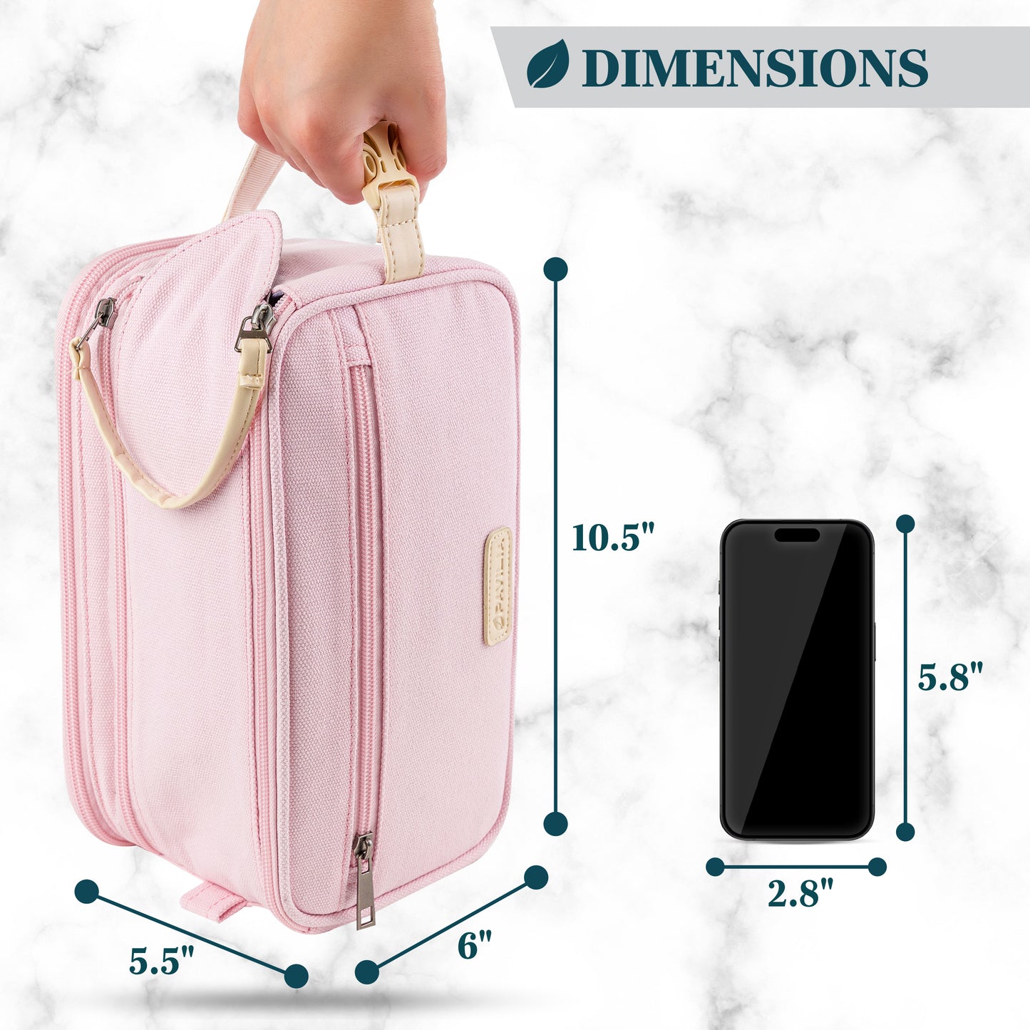 Canvas Dopp Kit Toiletry Bag