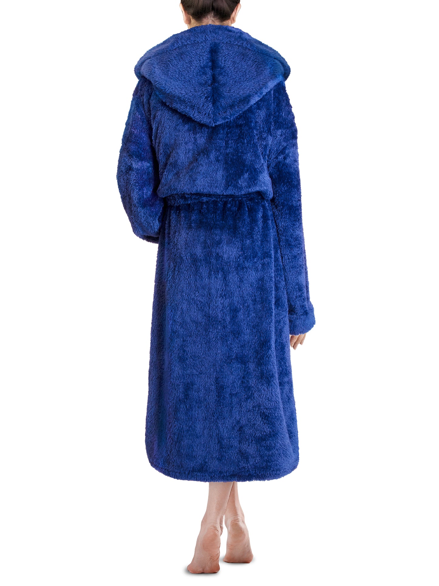 Women's Sherpa Fluffy Robe with Hood