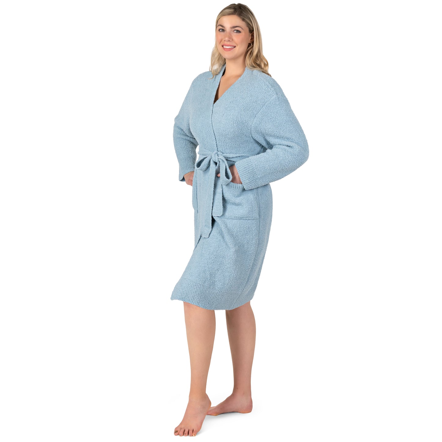 Women's Buttery Soft Knit Short Robe