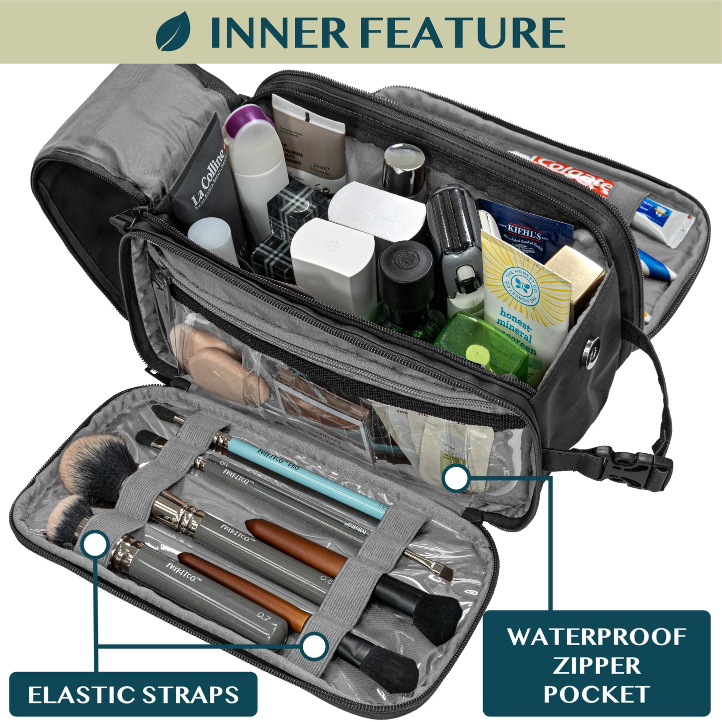 Men's Deluxe Dopp Kit Toiletry Bag