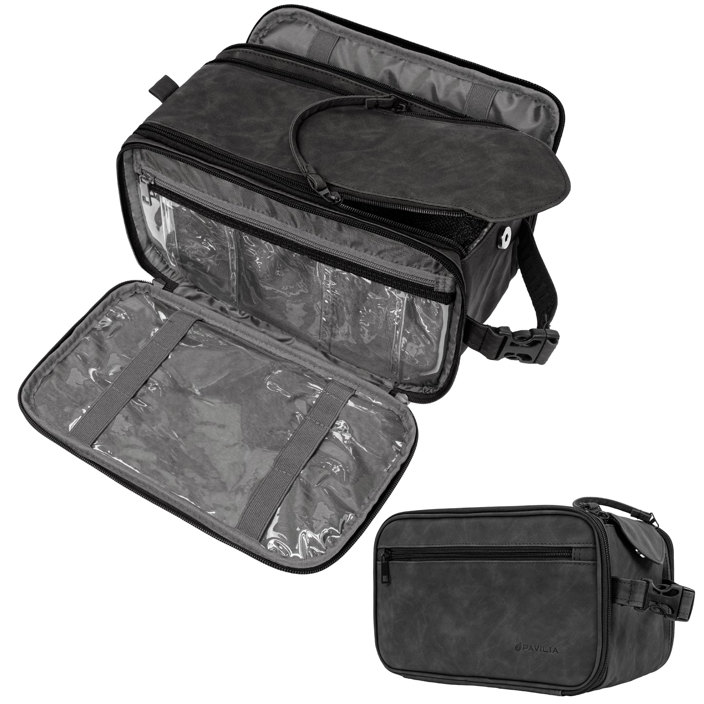 Men's Deluxe Dopp Kit Toiletry Bag