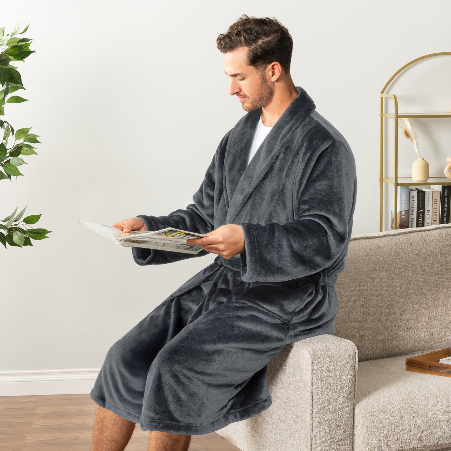 Men's Classic Fleece Robe