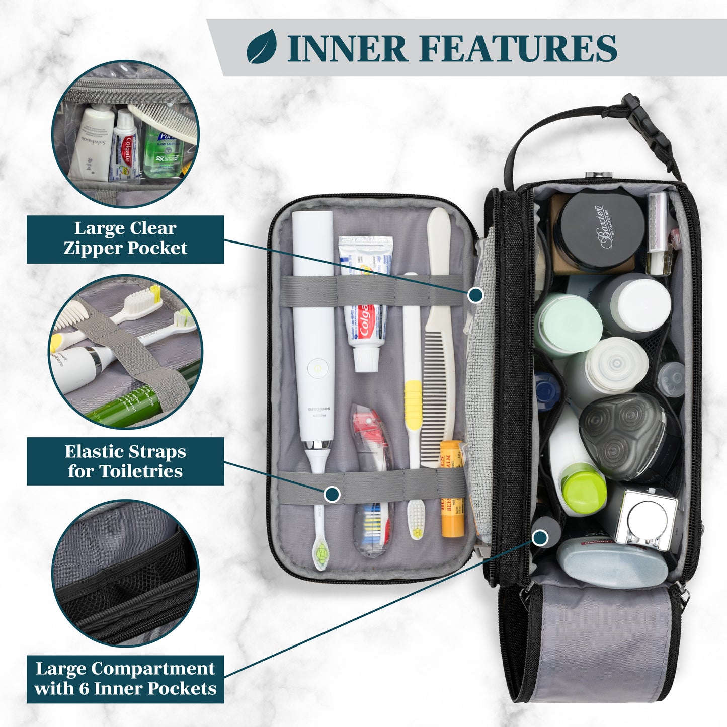 Canvas Dopp Kit Toiletry Bag