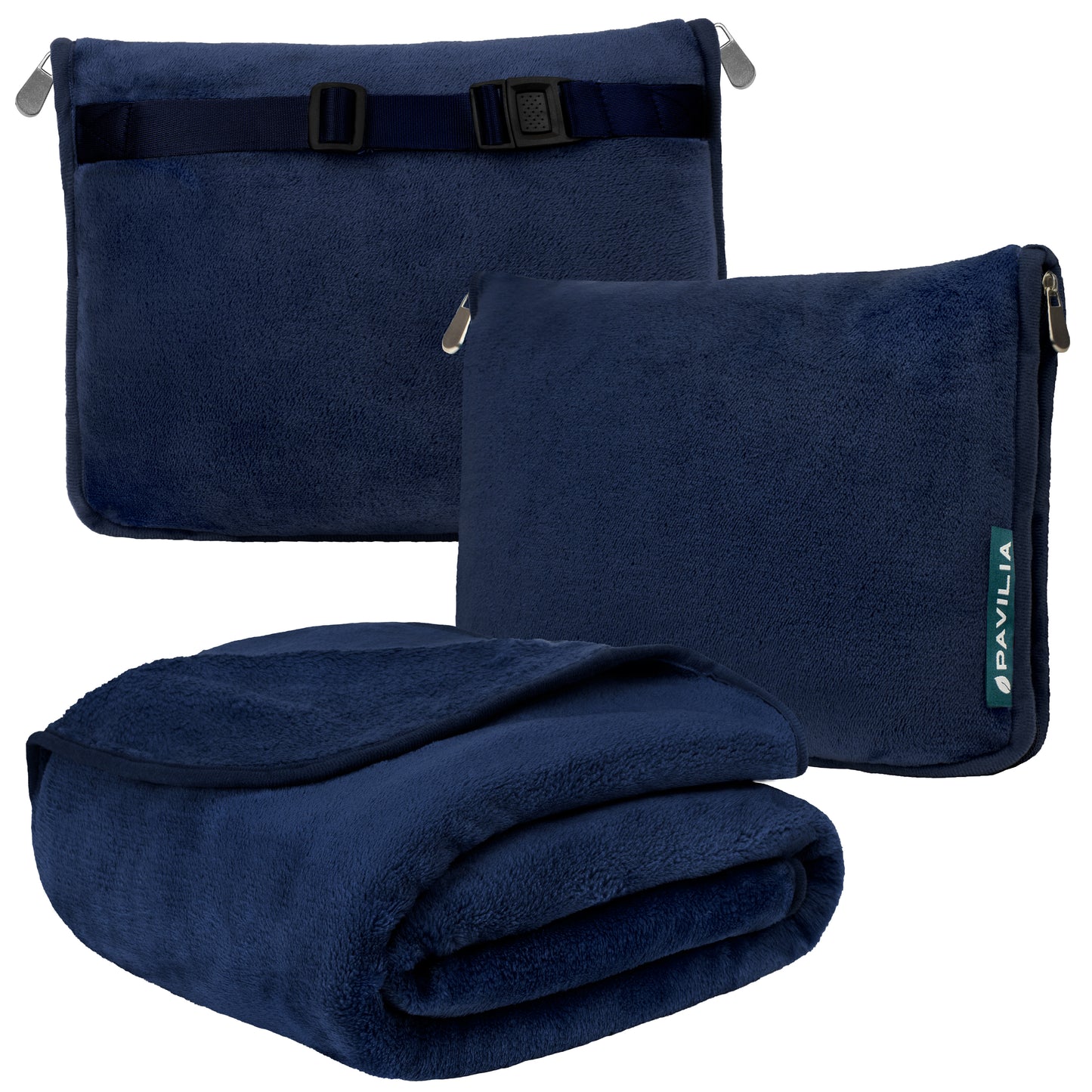 Premium Fleece Travel Blanket Pillow