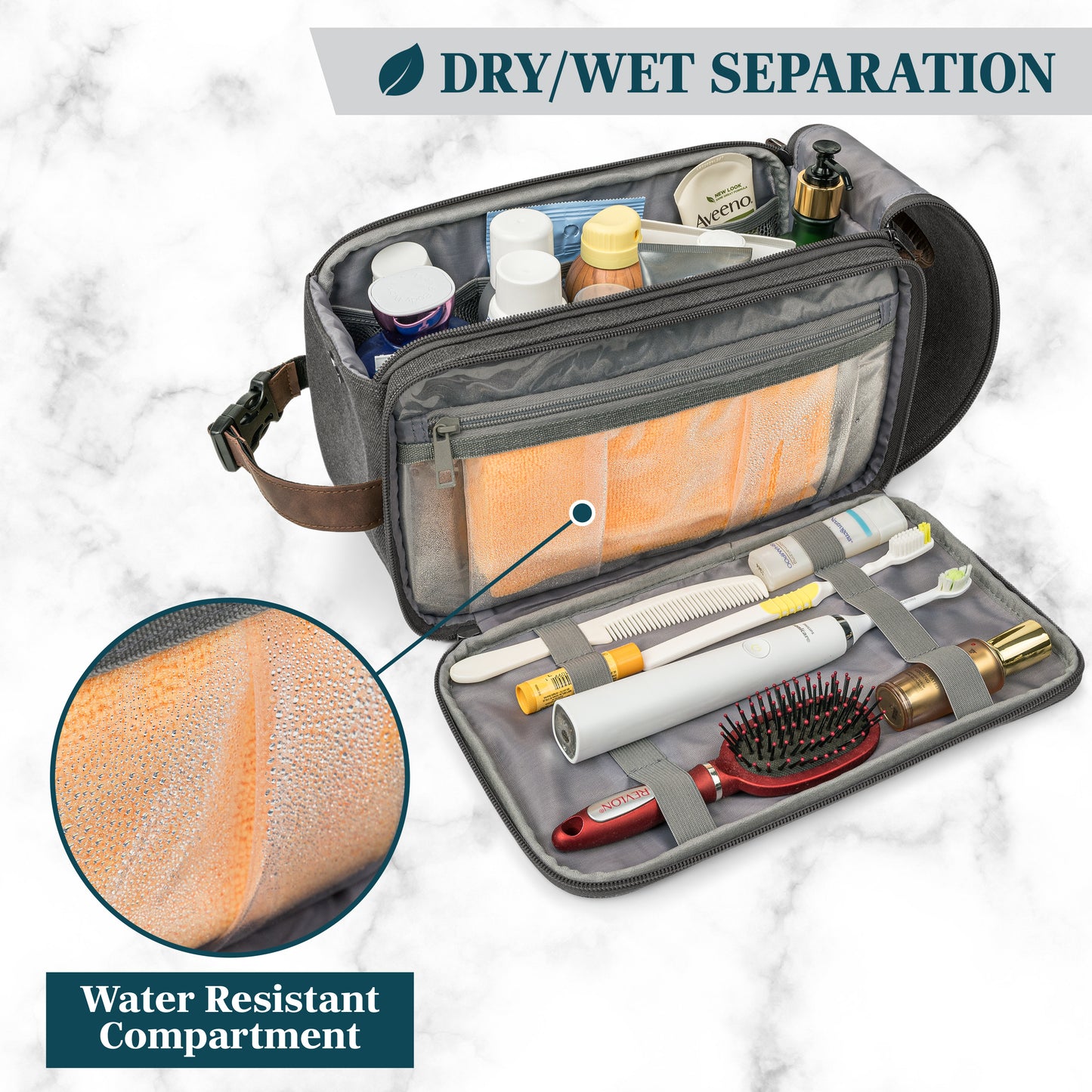 Canvas Dopp Kit Toiletry Bag