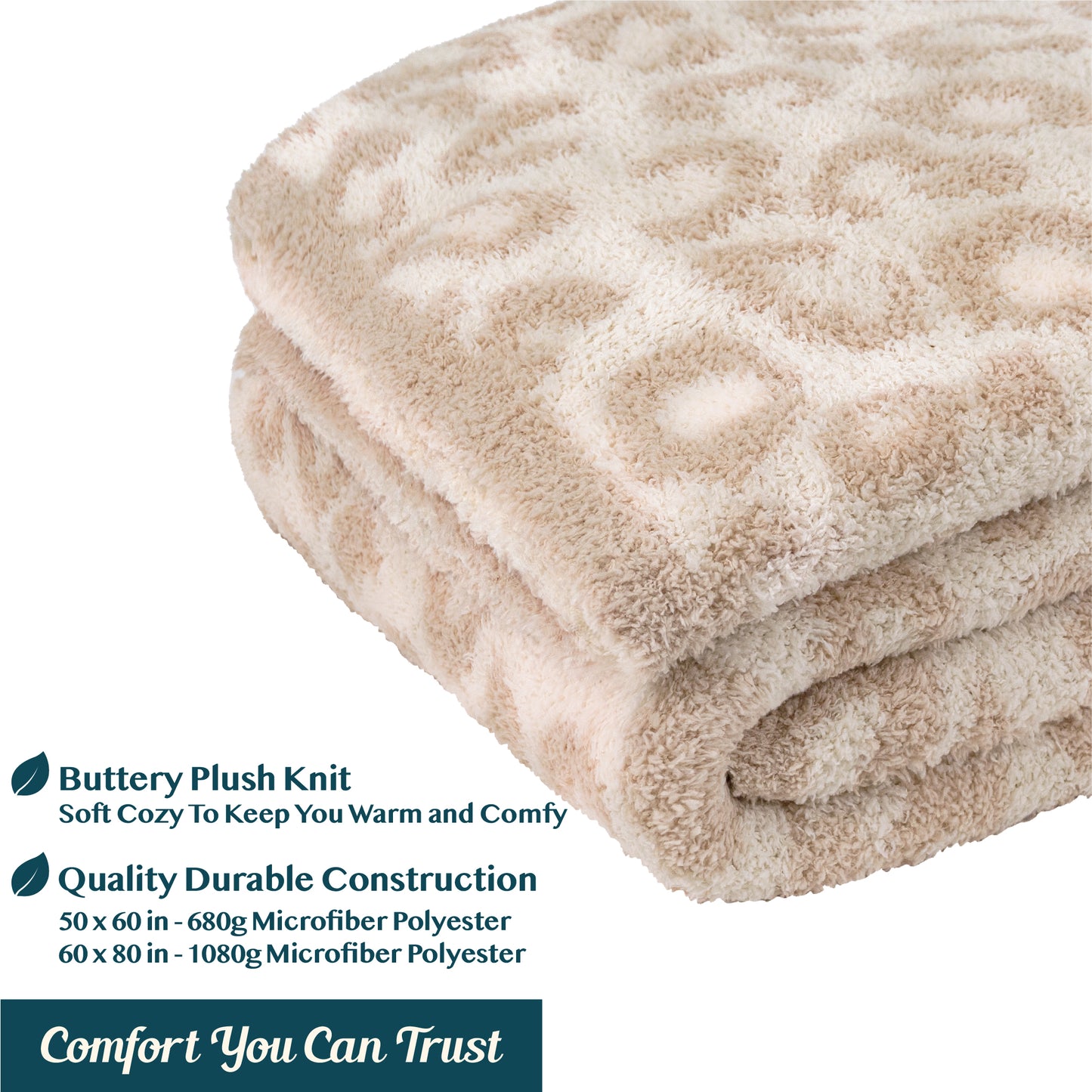 Buttery Soft Fluffy Knit Blanket