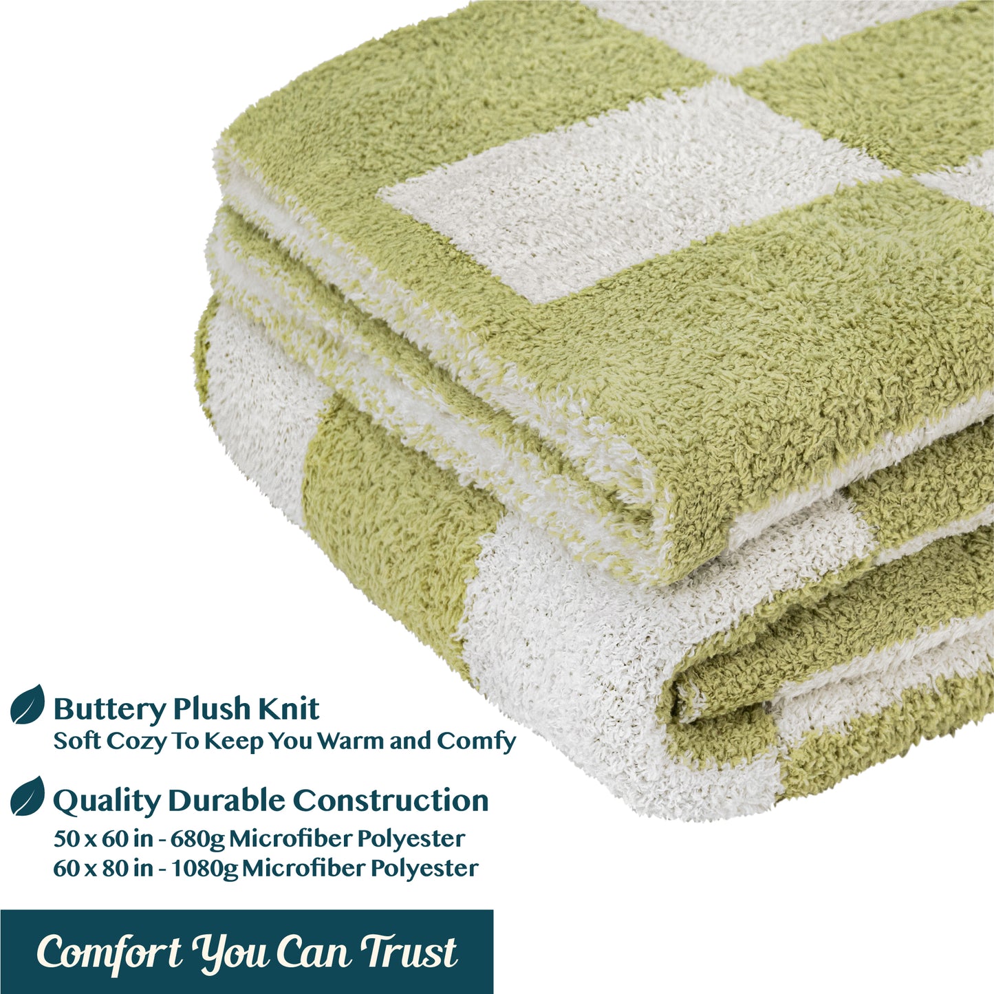 Buttery Soft Fluffy Knit Blanket