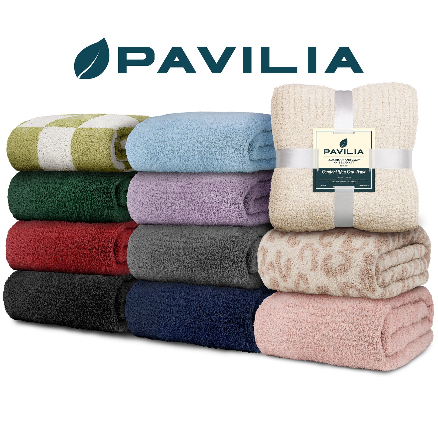 Buttery Soft Fluffy Knit Blanket
