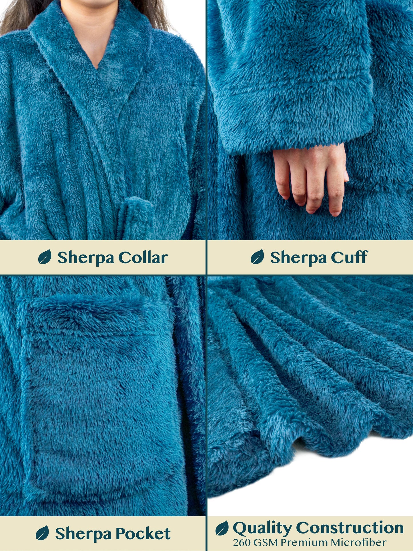 Women's Sherpa Fluffy Robe