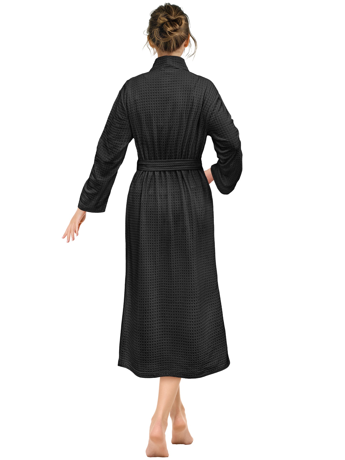 Women's Waffle Texture Knit Robe