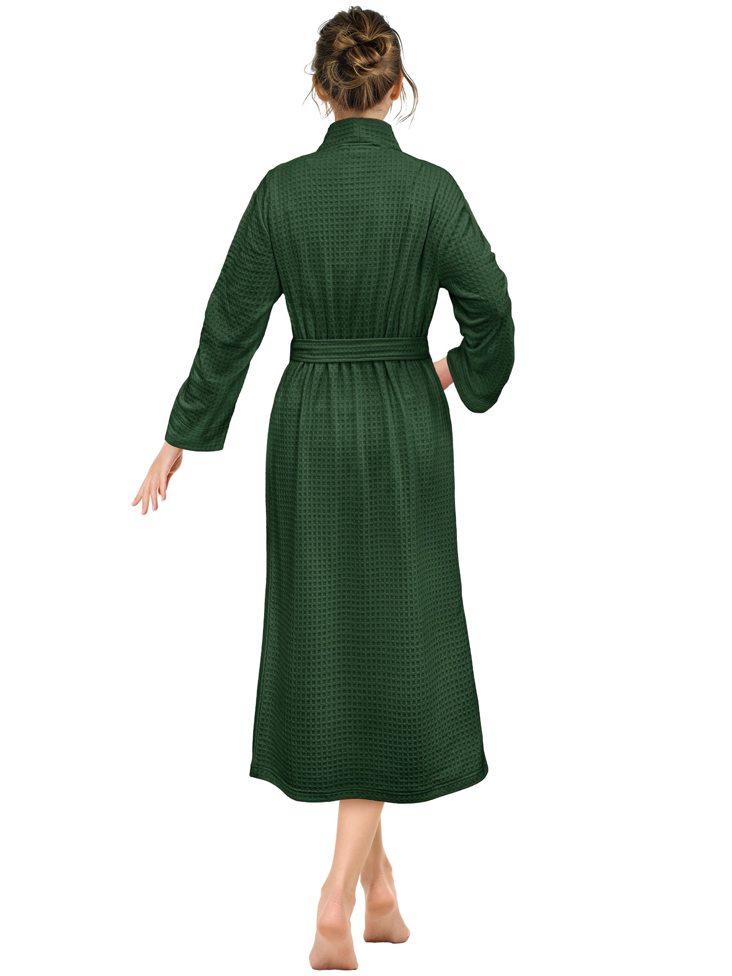 Women's Waffle Texture Knit Robe