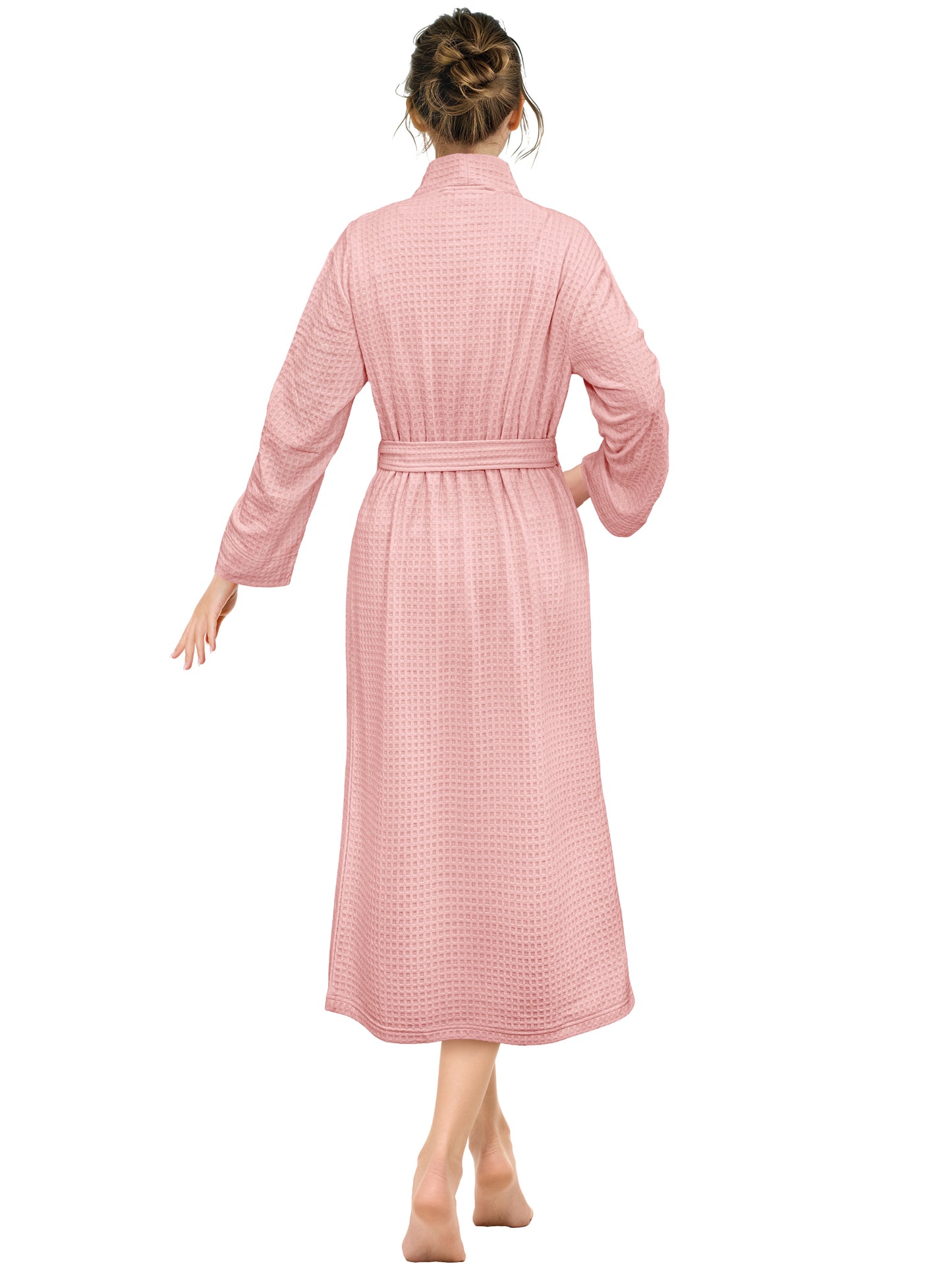 Women's Waffle Texture Knit Robe