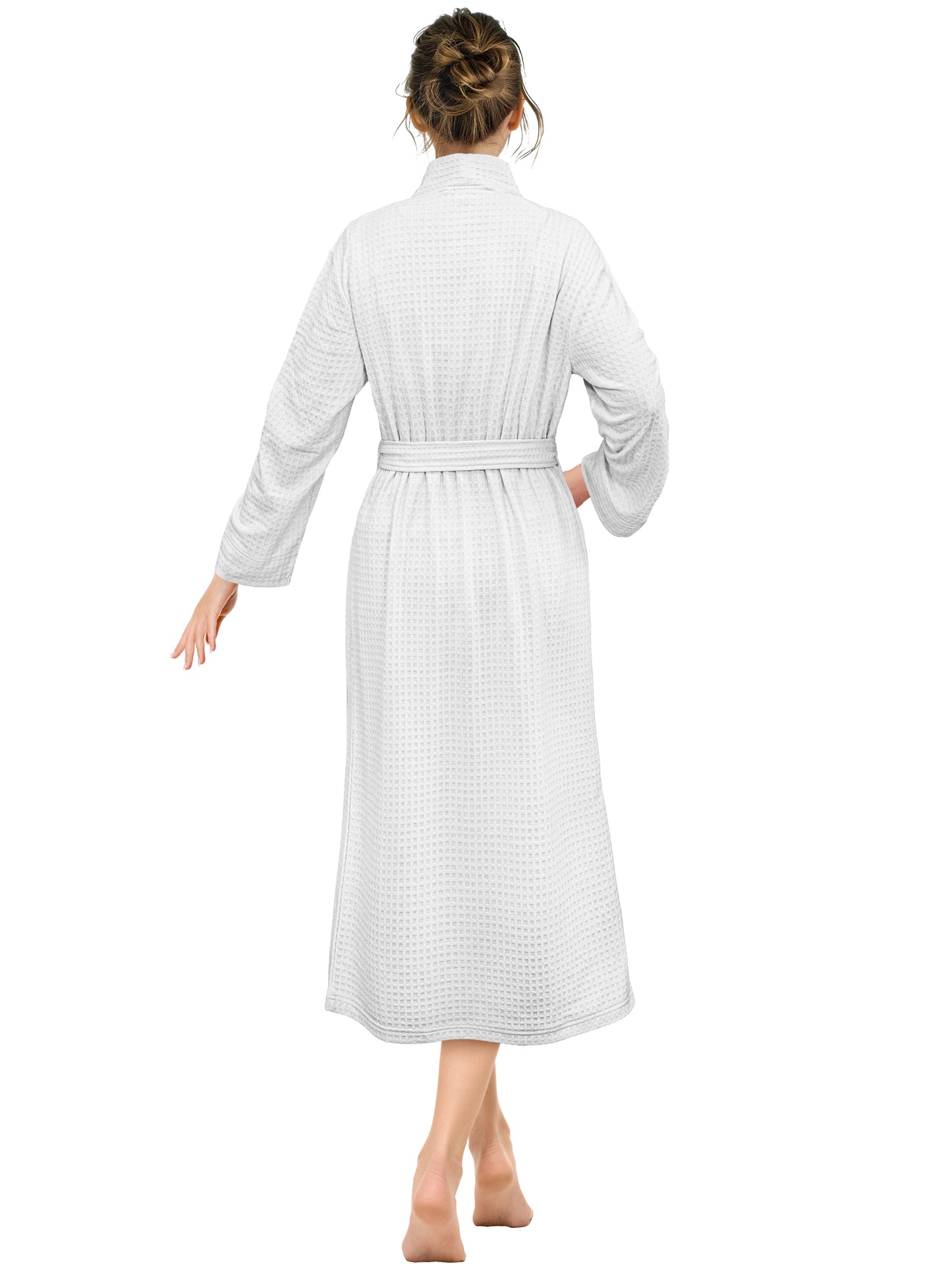 Women's Waffle Texture Knit Robe
