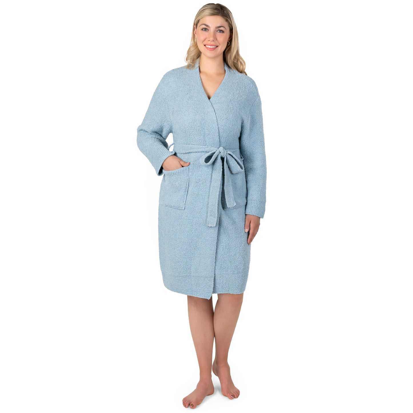 Women's Buttery Soft Knit Short Robe
