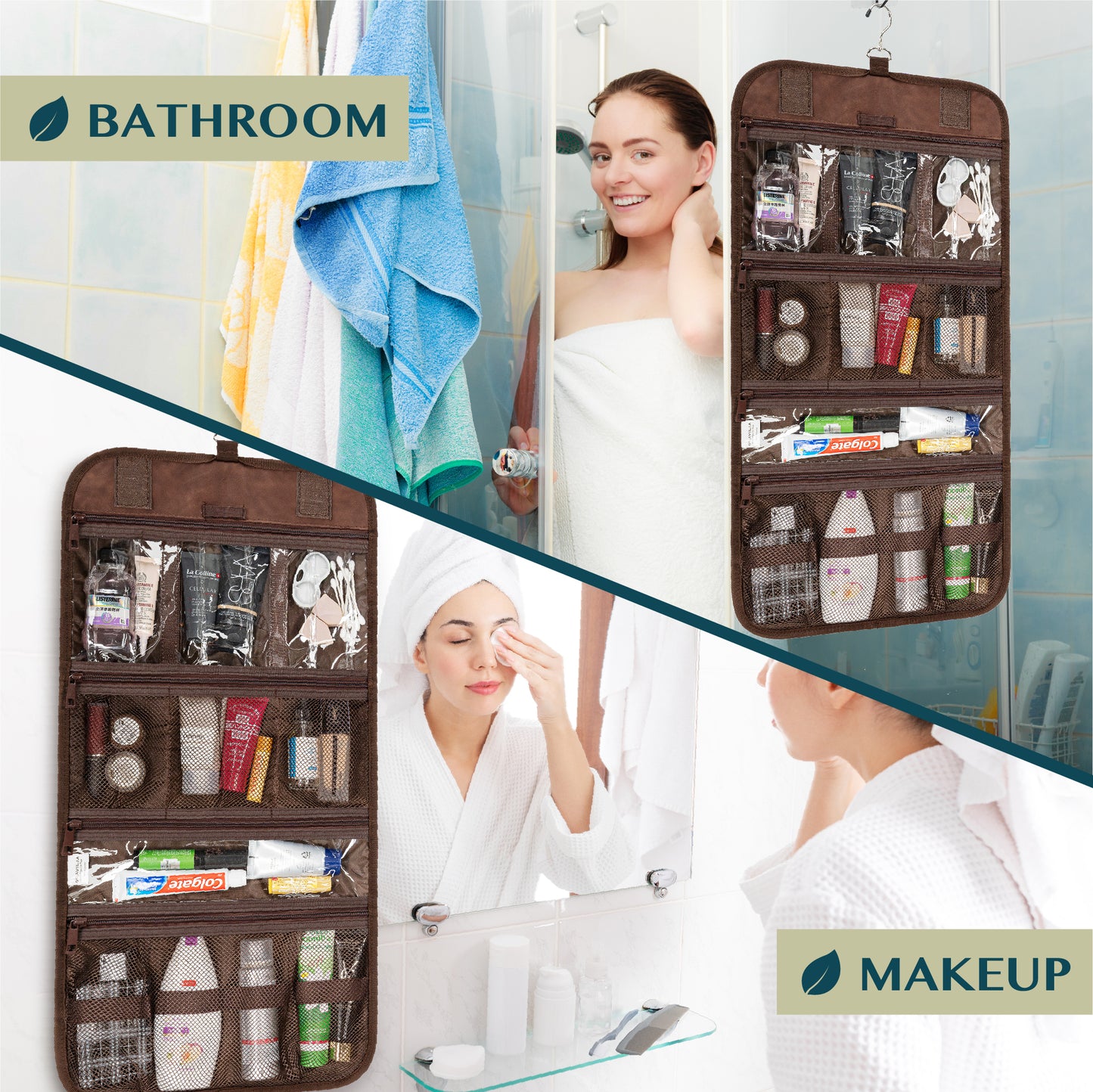 Rollout Hanging Toiletry Organizer Bag