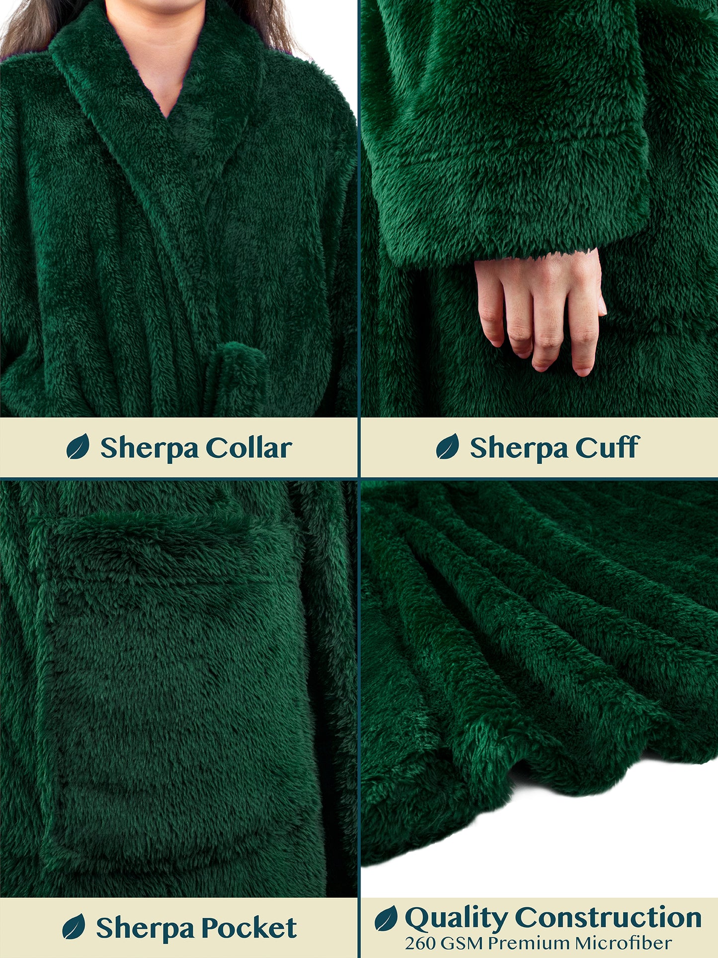 Women's Sherpa Fluffy Robe
